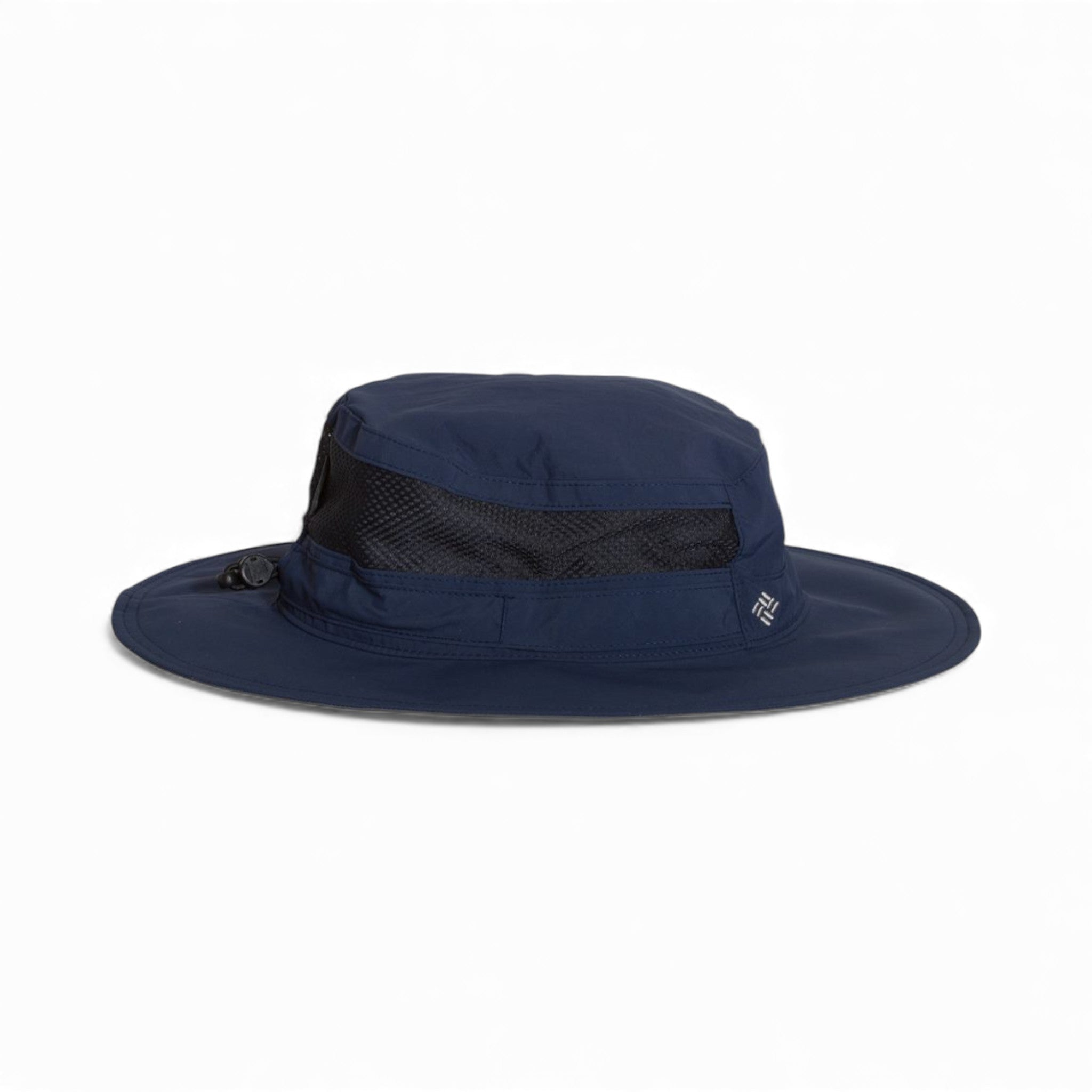 Right side view of Columbia 212477 custom hat in collegiate navy