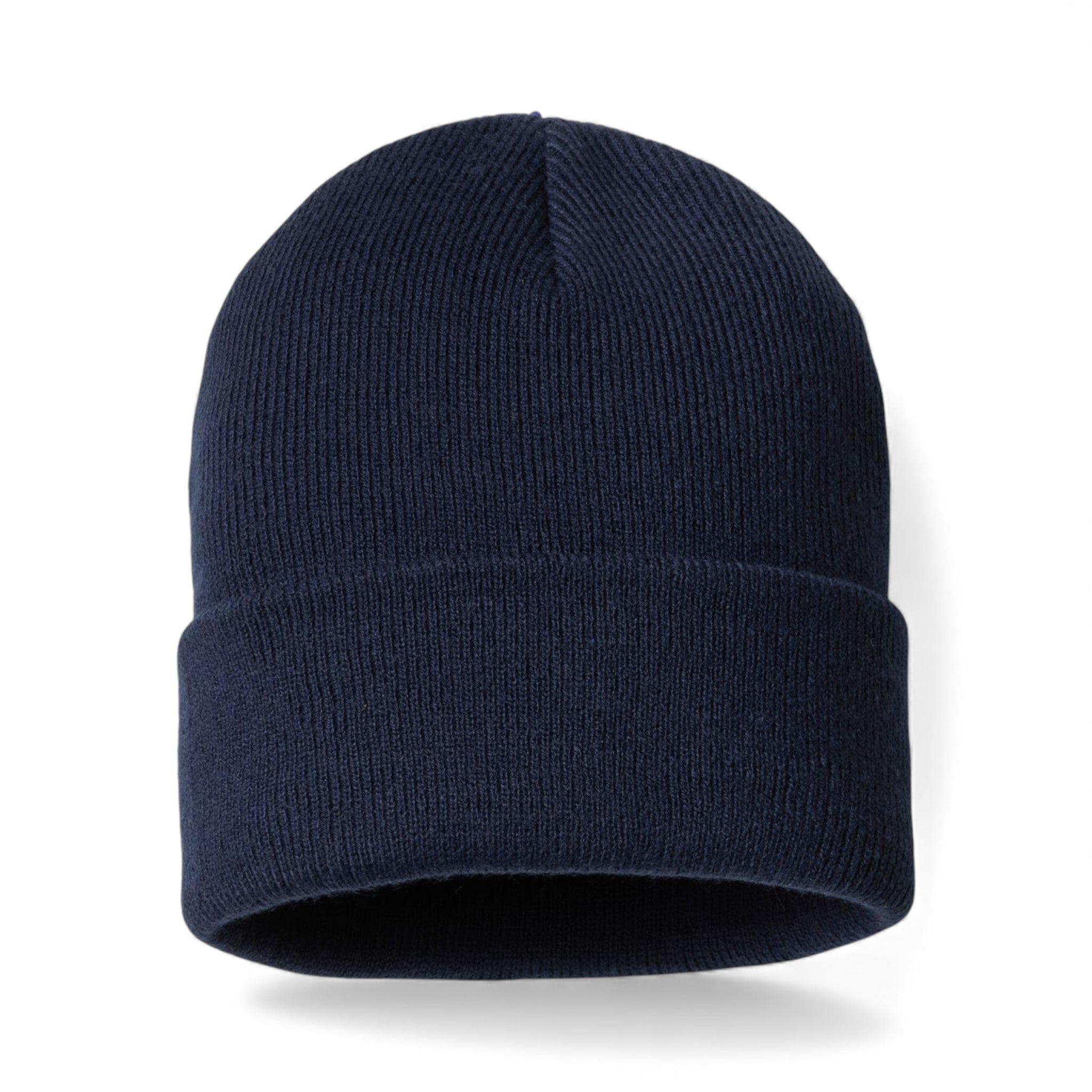Left side view of Columbia 216512 custom hat in collegiate navy