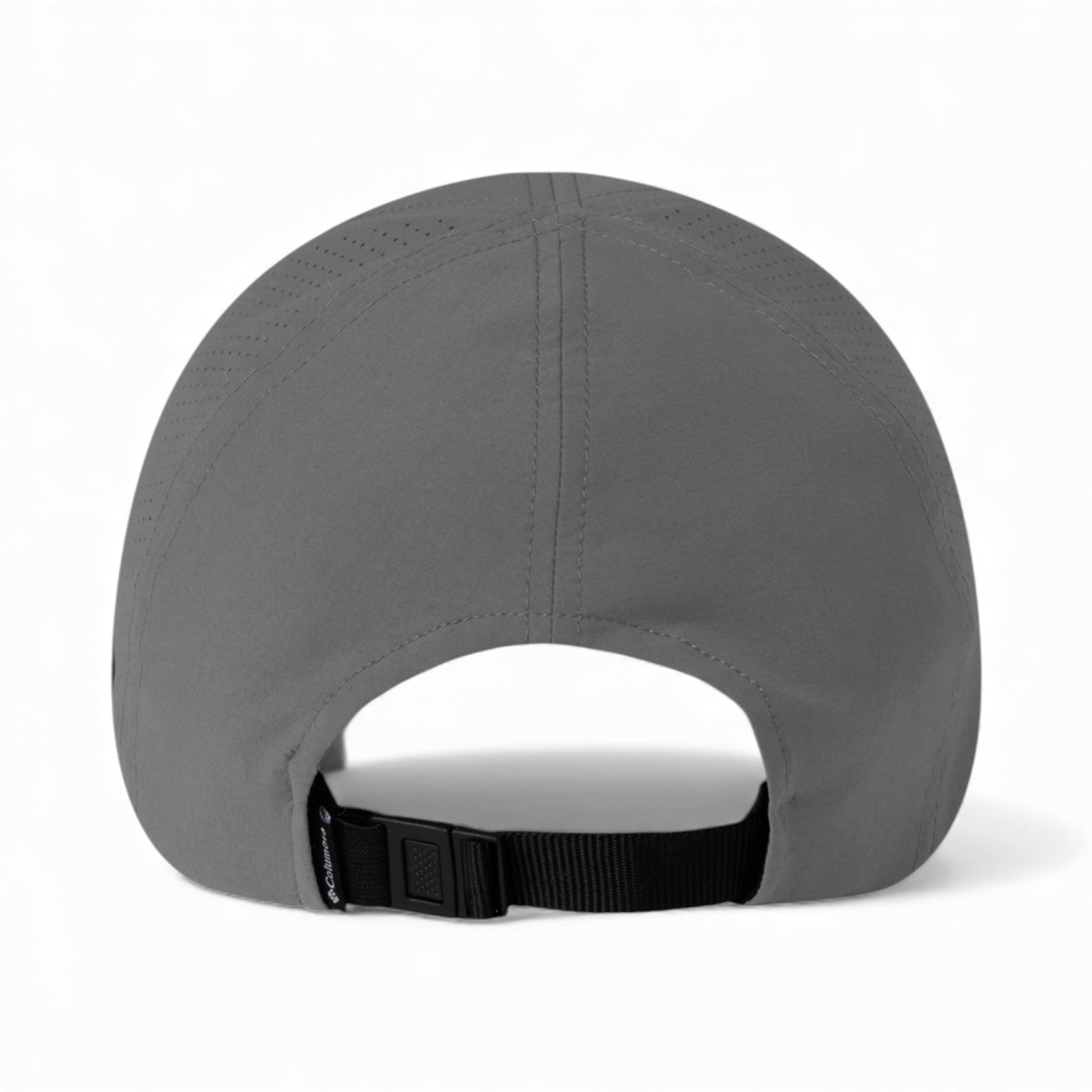 Back view of Columbia 216514 custom hat in city grey