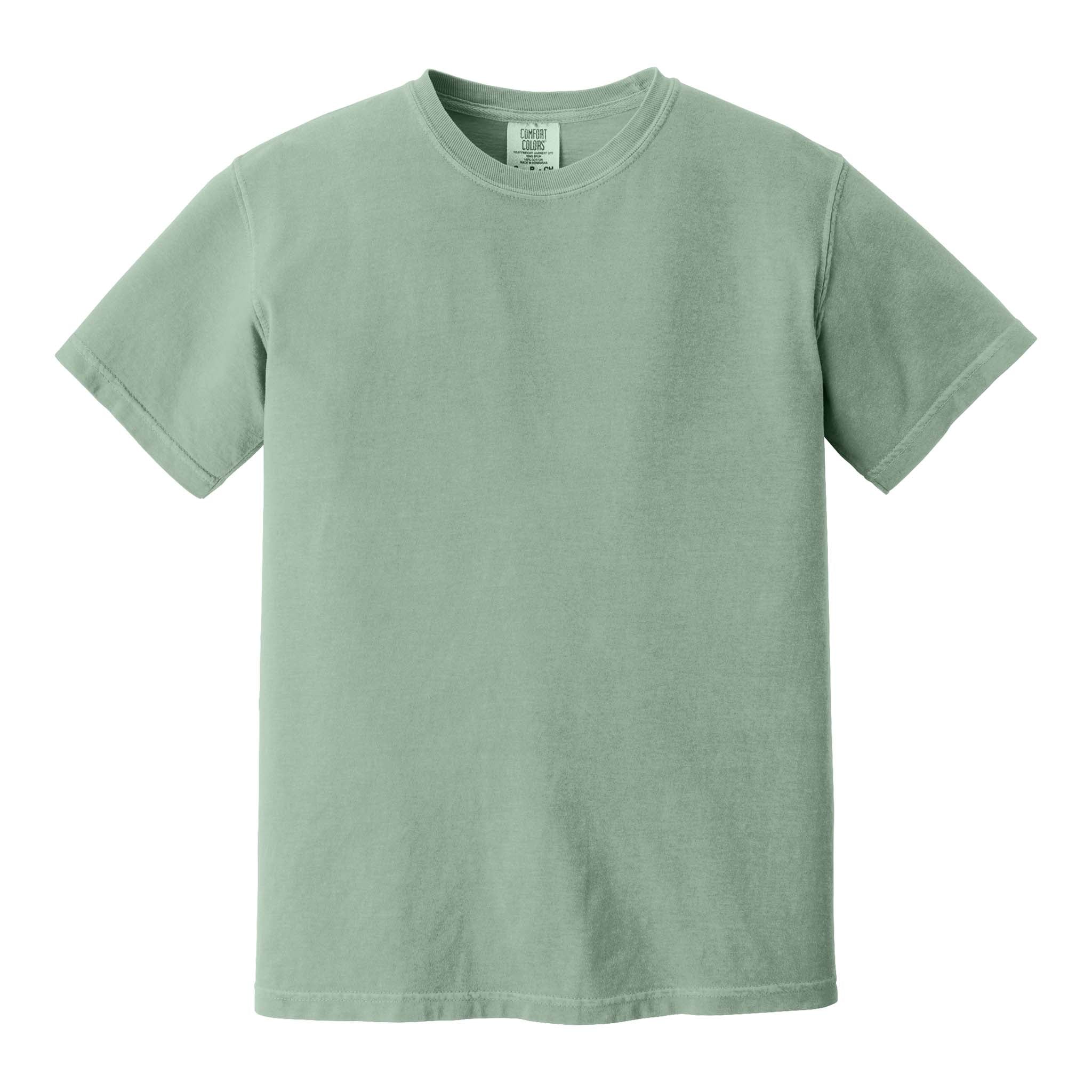Comfort Colors 1717 custom short sleeve t-shirt in bay, front view