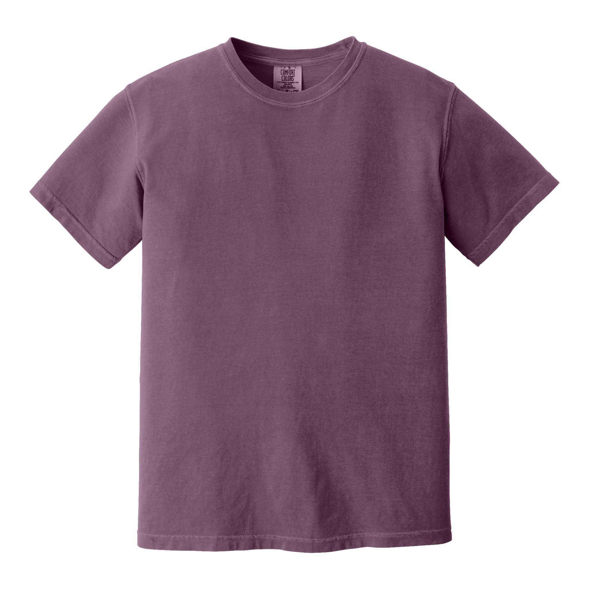 Comfort Colors 1717 custom short sleeve t-shirt in berry, front view