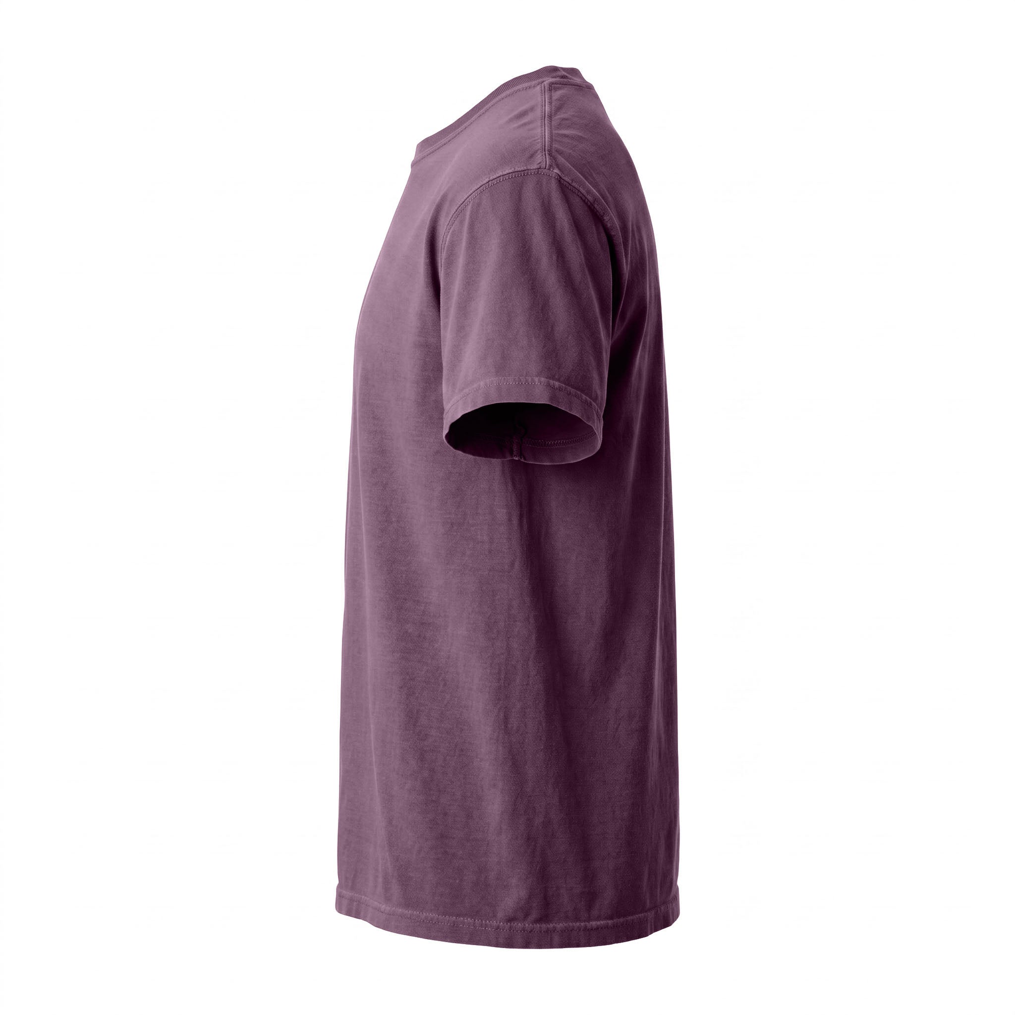 Comfort Colors 1717 custom short sleeve t-shirt in berry, left side view