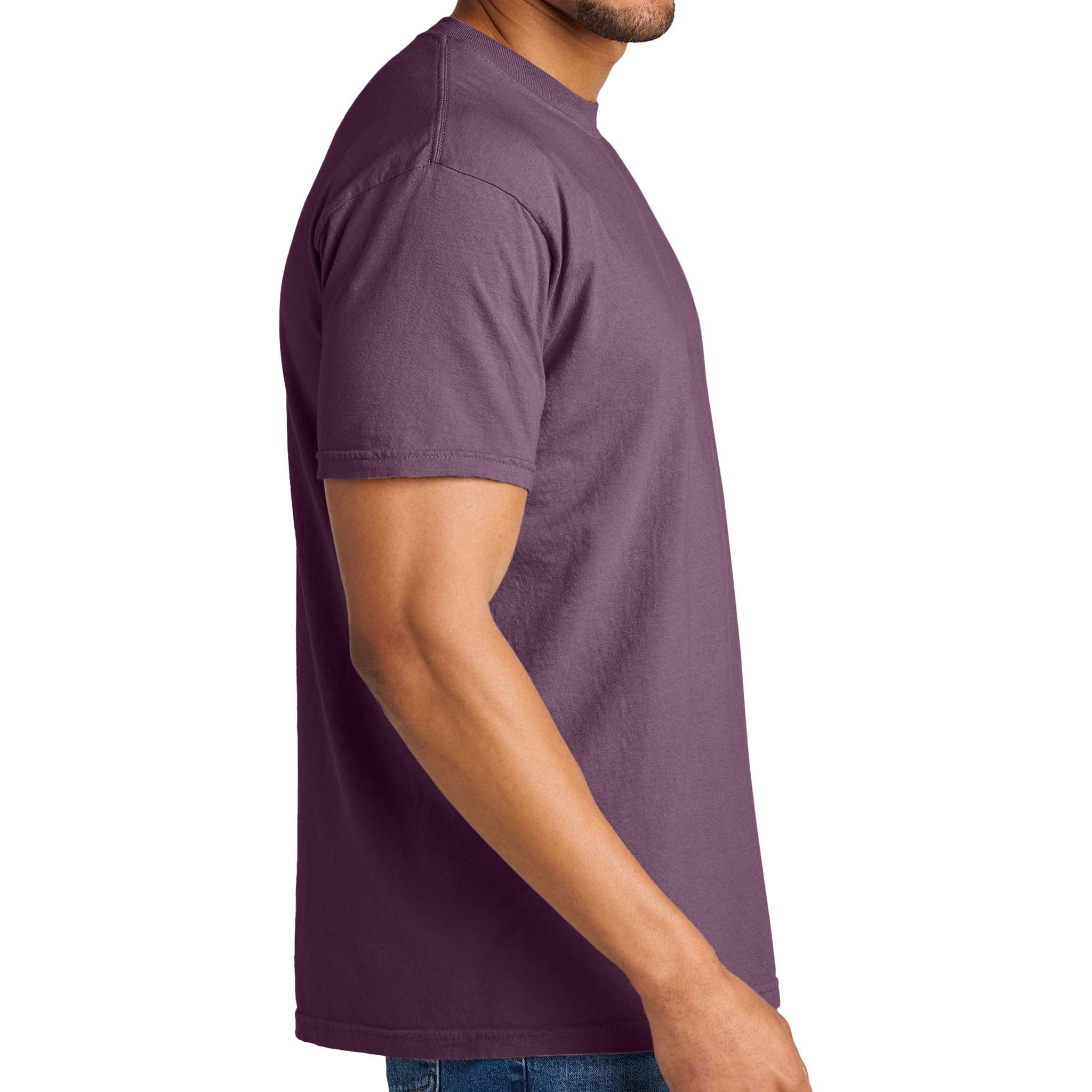 Comfort Colors 1717 custom short sleeve t-shirt in berry, right side view