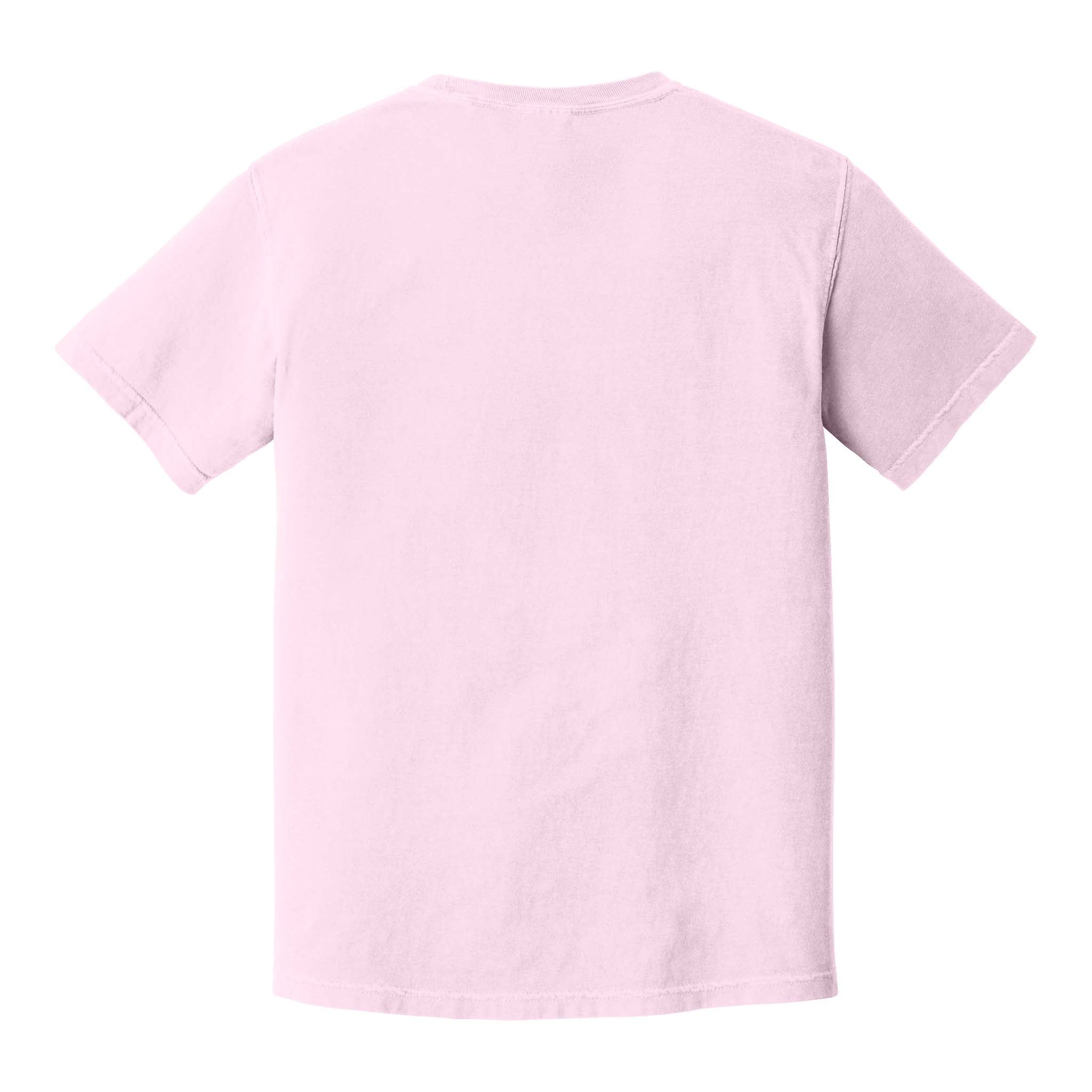 Comfort Colors 1717 custom short sleeve t-shirt in blossom, back view
