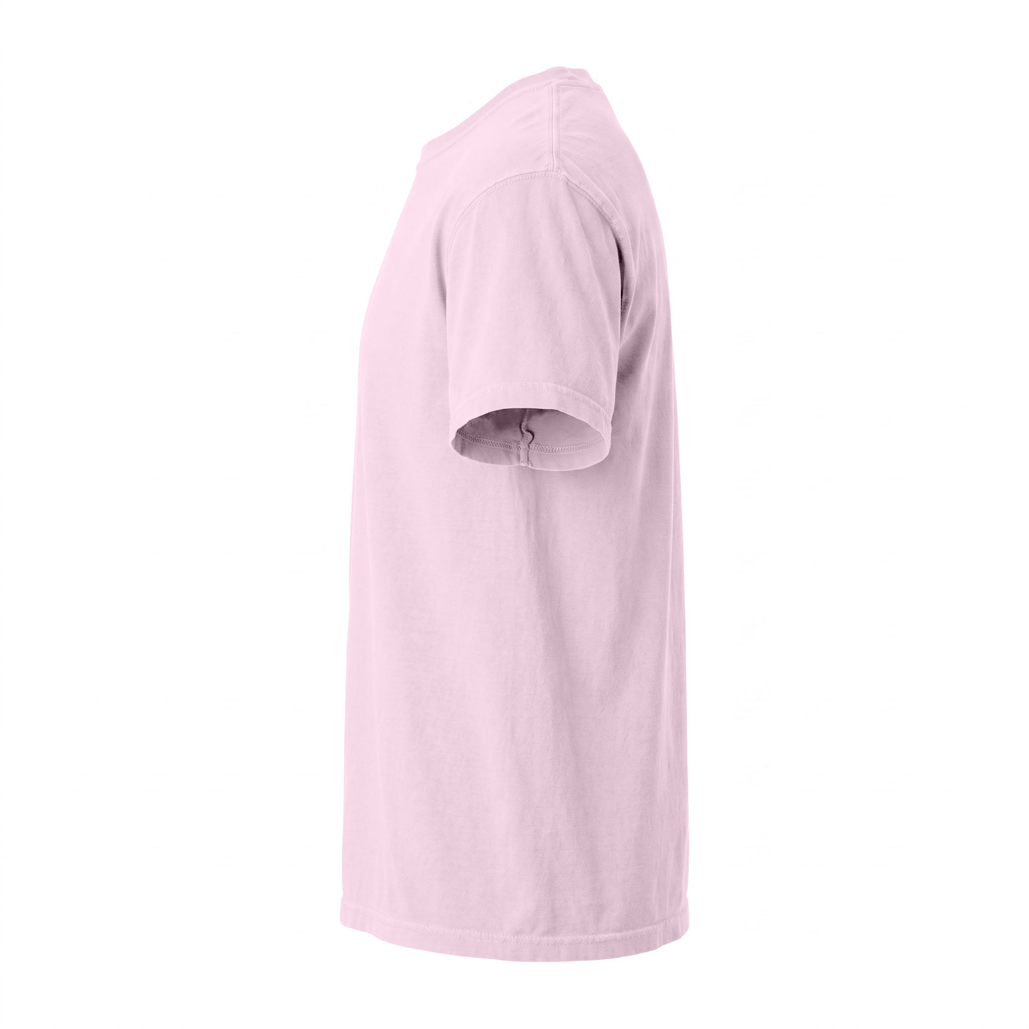 Comfort Colors 1717 custom short sleeve t-shirt in blossom, left side view