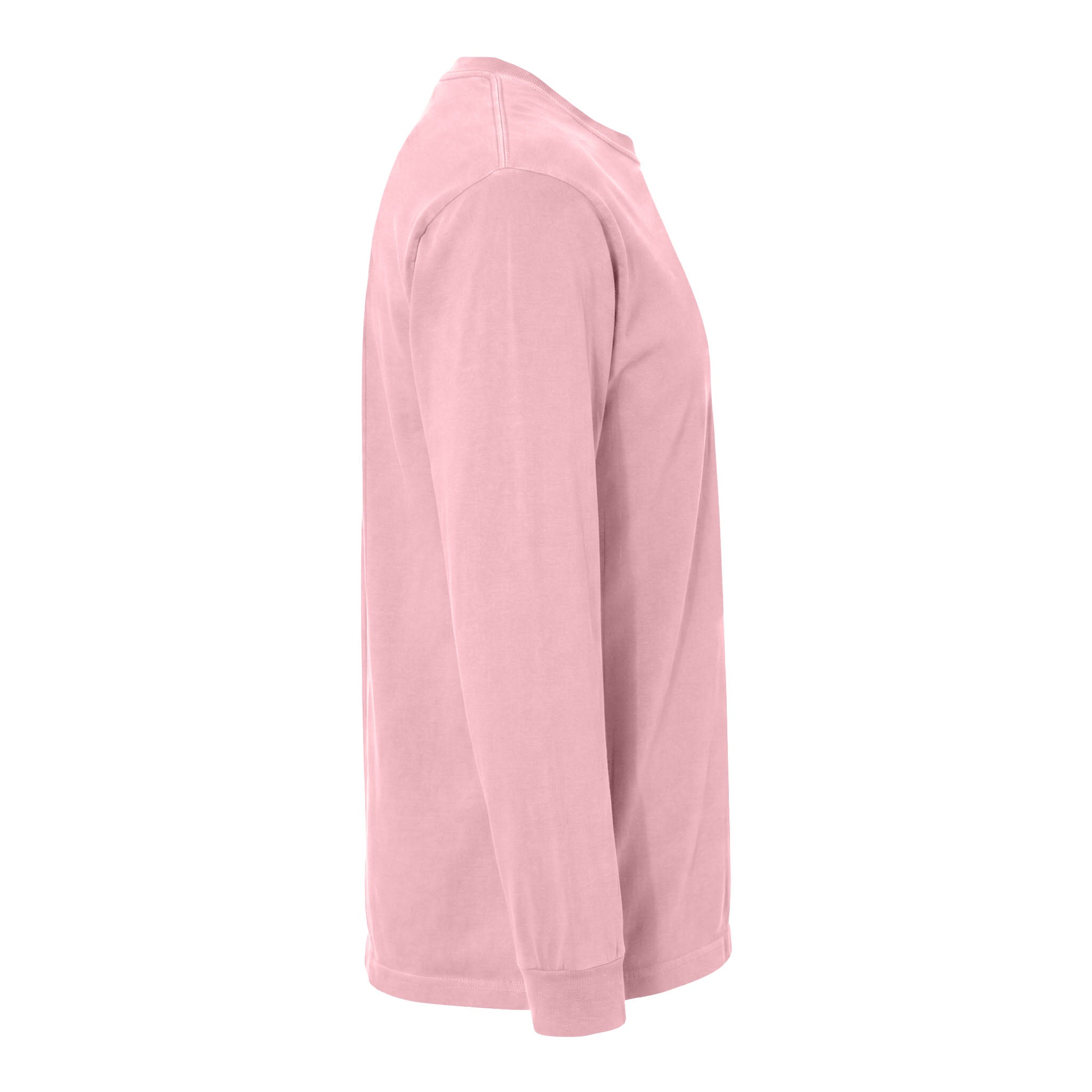 Comfort Colors 6014 custom long sleeve t-shirt in blossom, right side view