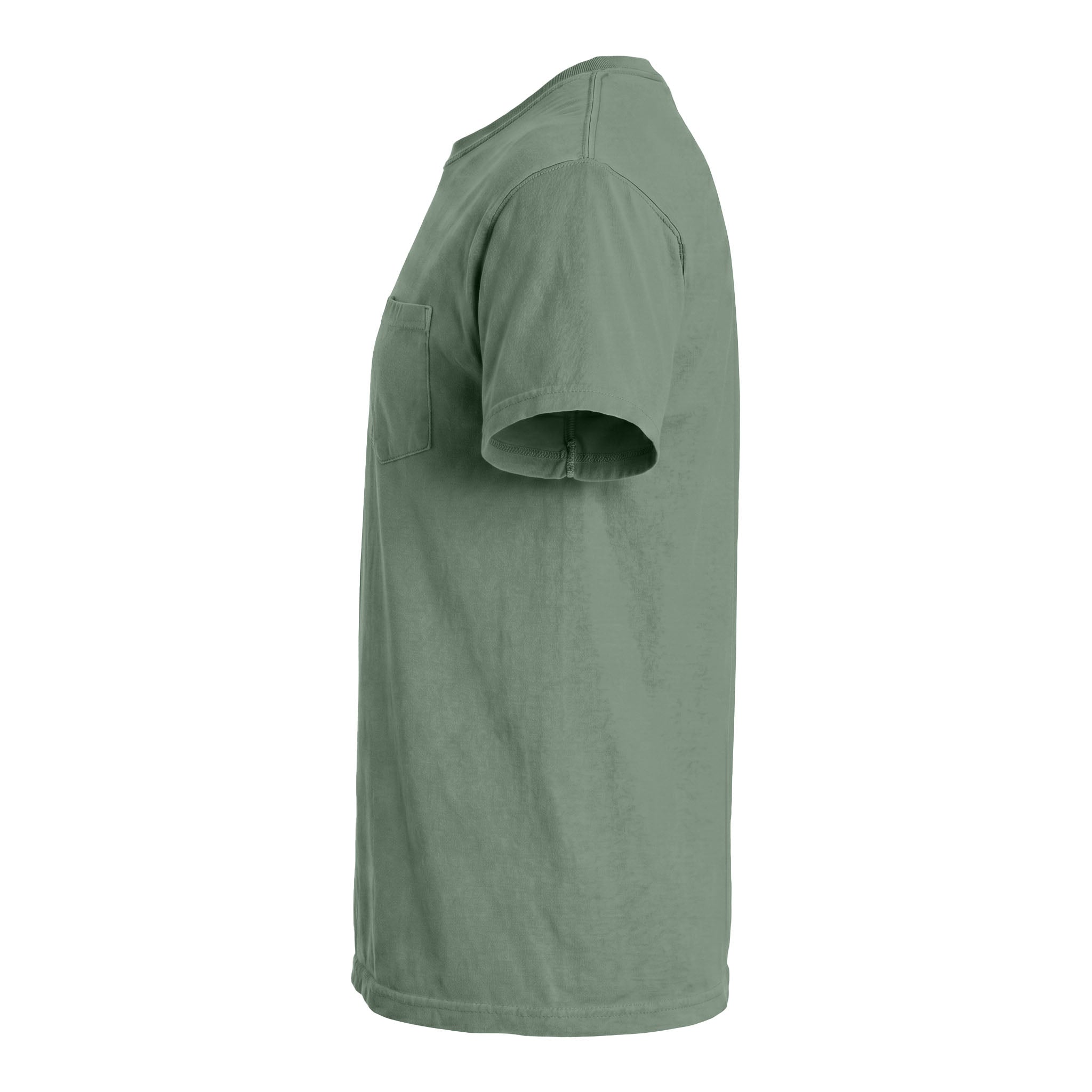 Comfort Colors 6030 custom short sleeve t-shirt in bay, left side view