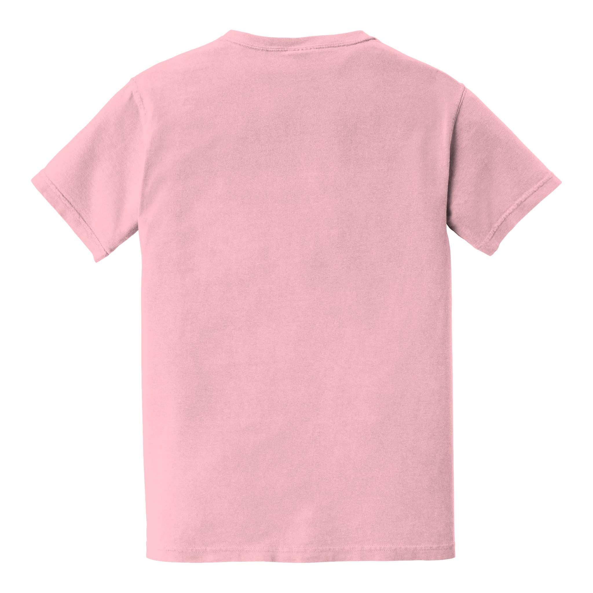Comfort Colors 6030 custom short sleeve t-shirt in blossom, back view