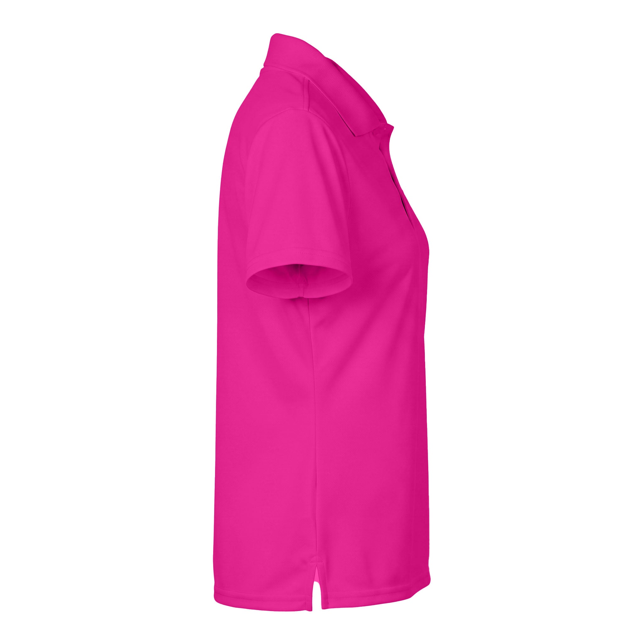 Core 365 78181 custom polo in bright magenta, right side view
