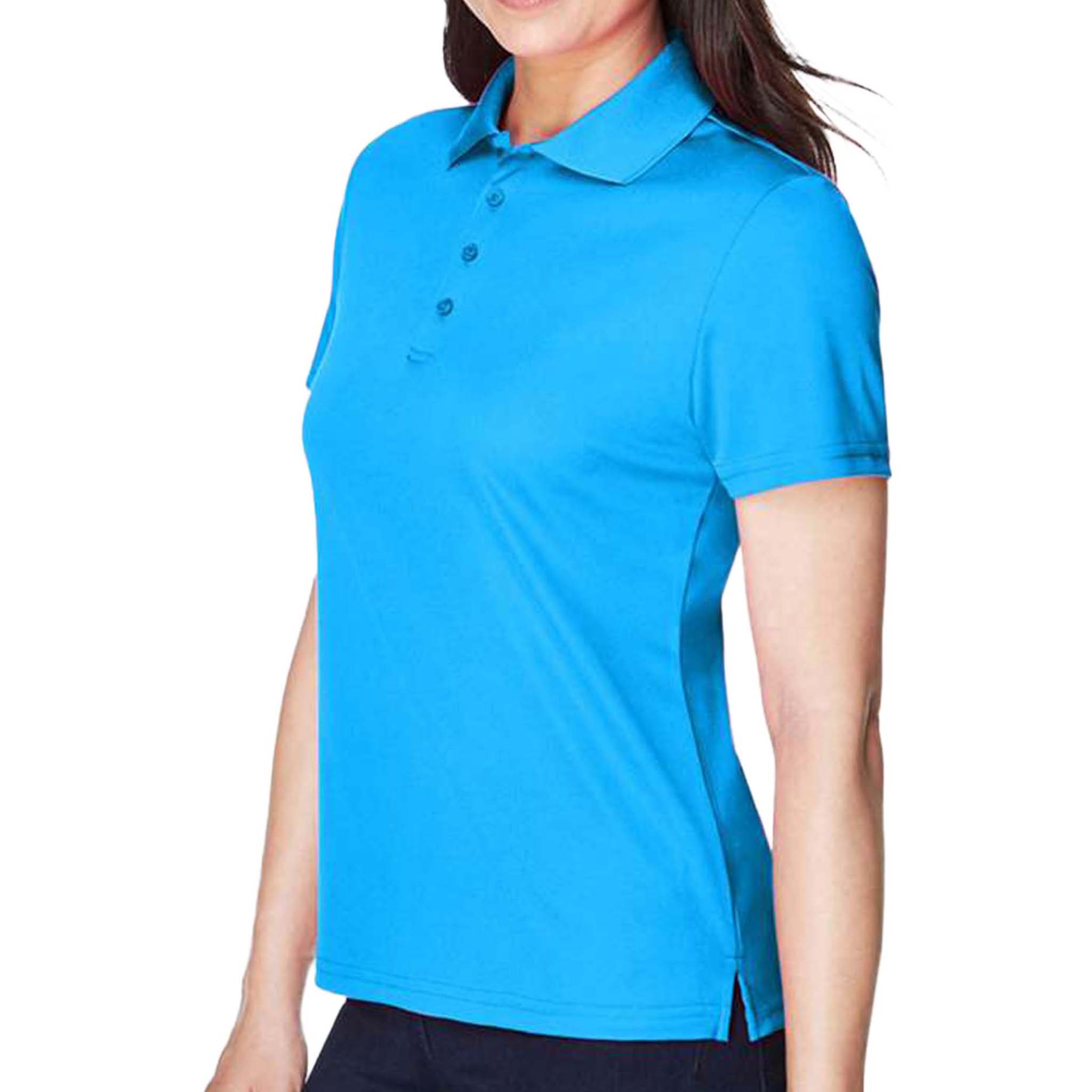 Core 365 78181 custom polo in electric blue, left side view