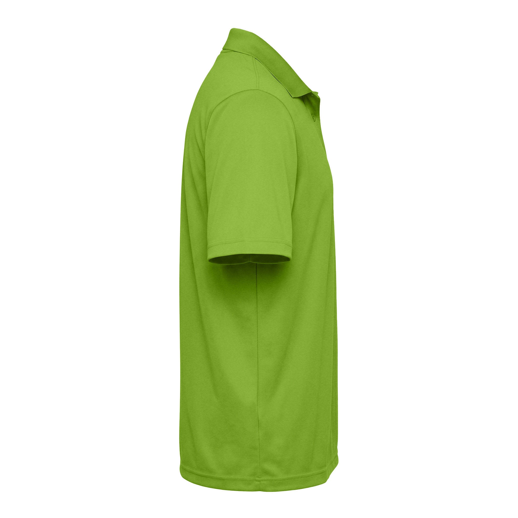 Core 365 88181 custom polo in acid green, right side view