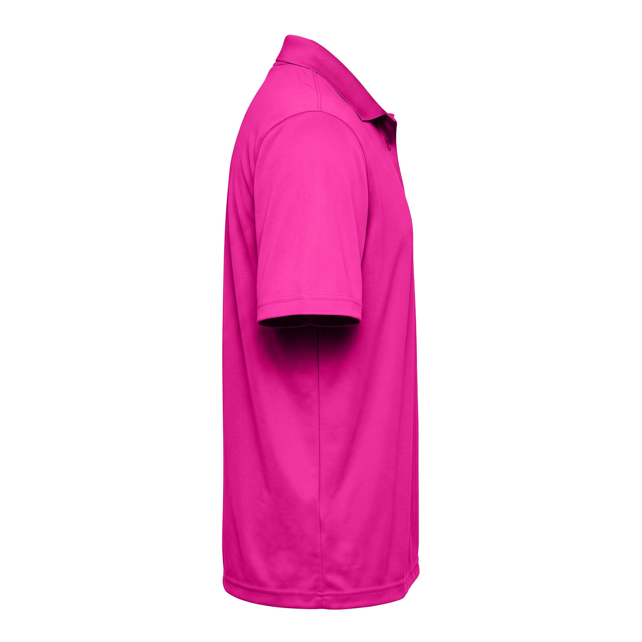 Core 365 88181 custom polo in bright magenta, right side view