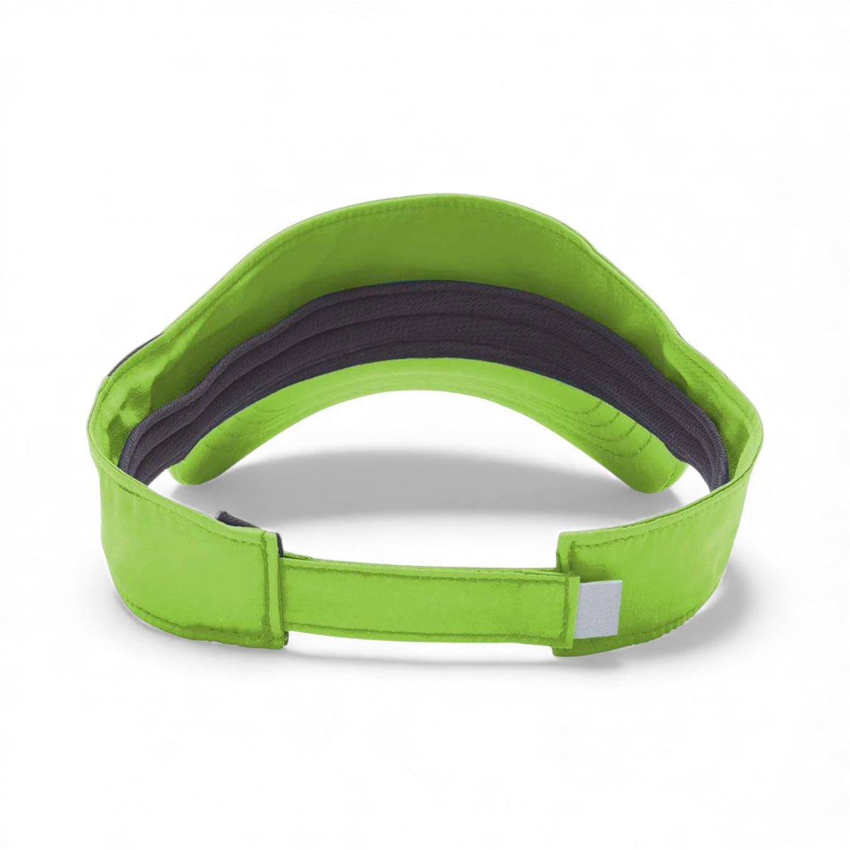 Back view of Core 365 CE002 custom hat in acid green and carbon