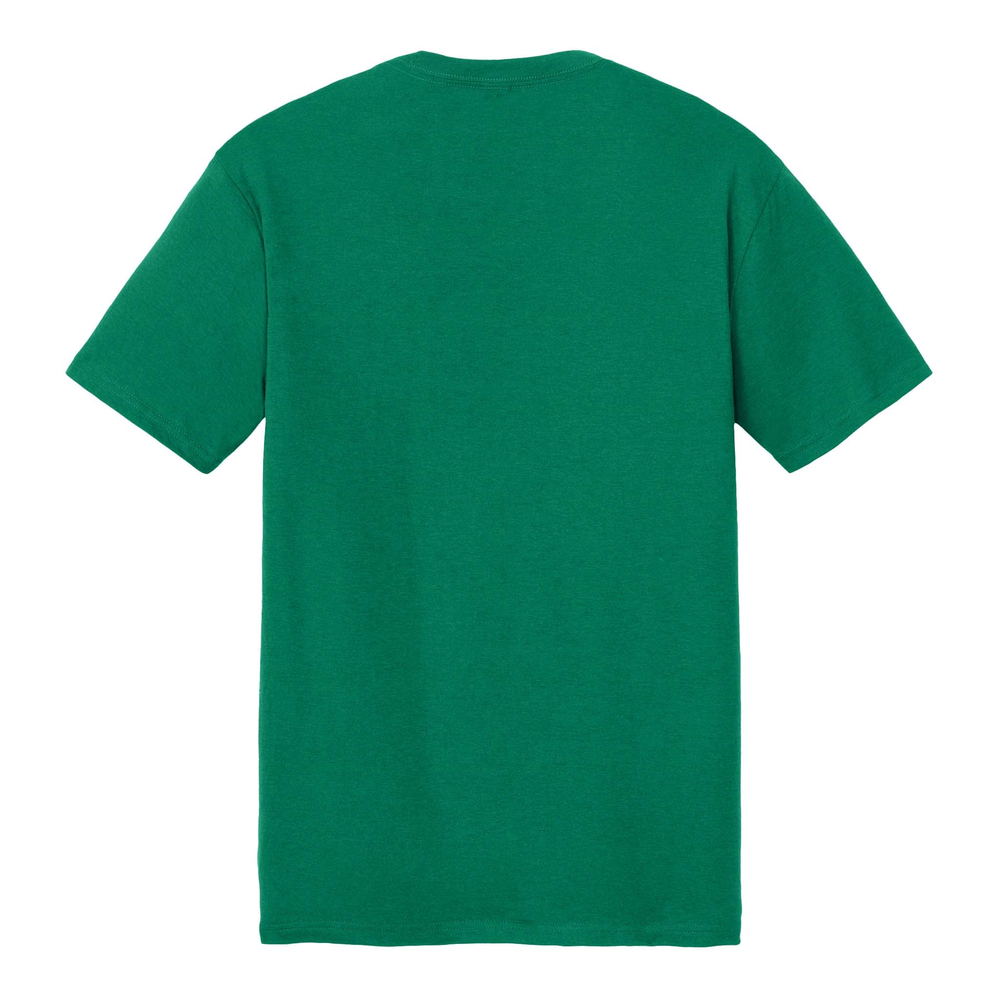 District DM130 custom short sleeve t-shirt in jewel green, back view