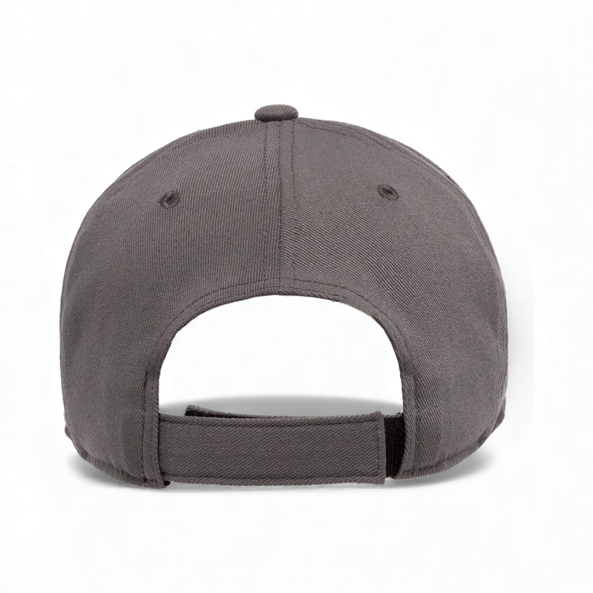 Back view of Flexfit 110C custom hat in grey