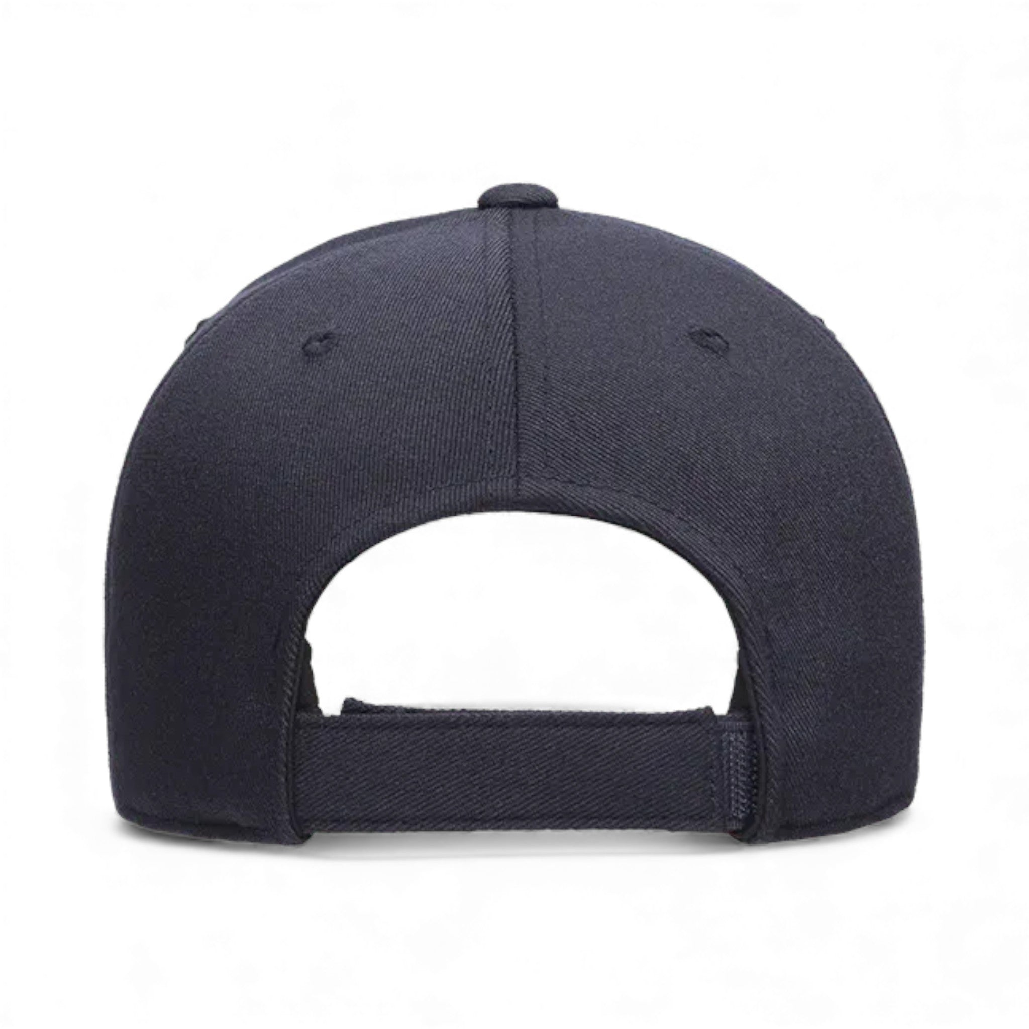 Back view of Flexfit 110C custom hat in navy