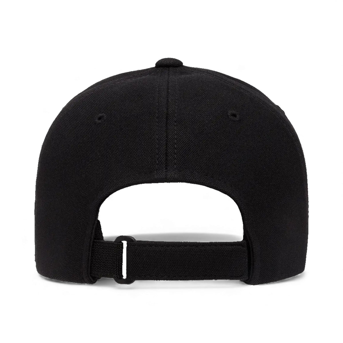 Back view of Flexfit 110P custom hat in black