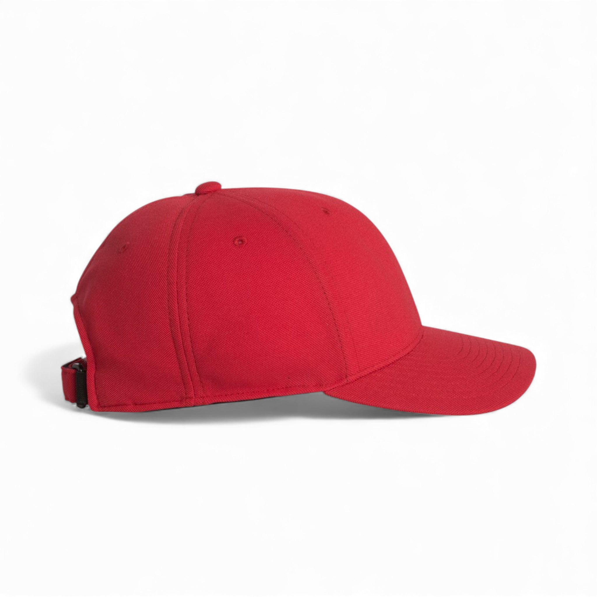 Right side view of Flexfit 110P custom hat in red