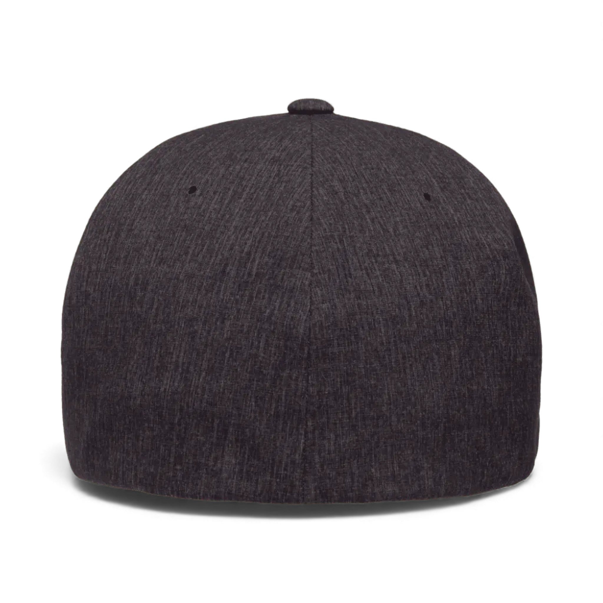 Back view of Flexfit 180 custom hat in mélange charcoal