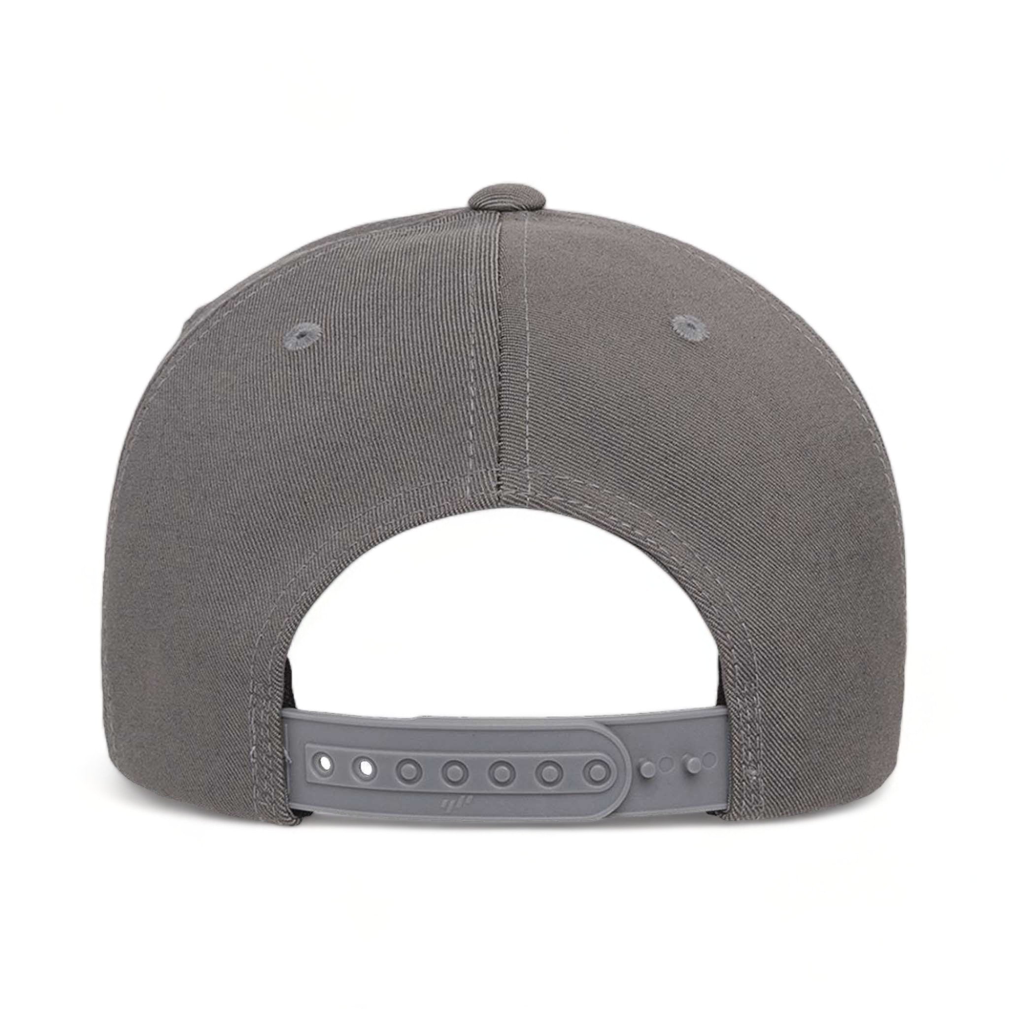 Back view of Flexfit 6110NU custom hat in grey#color_grey