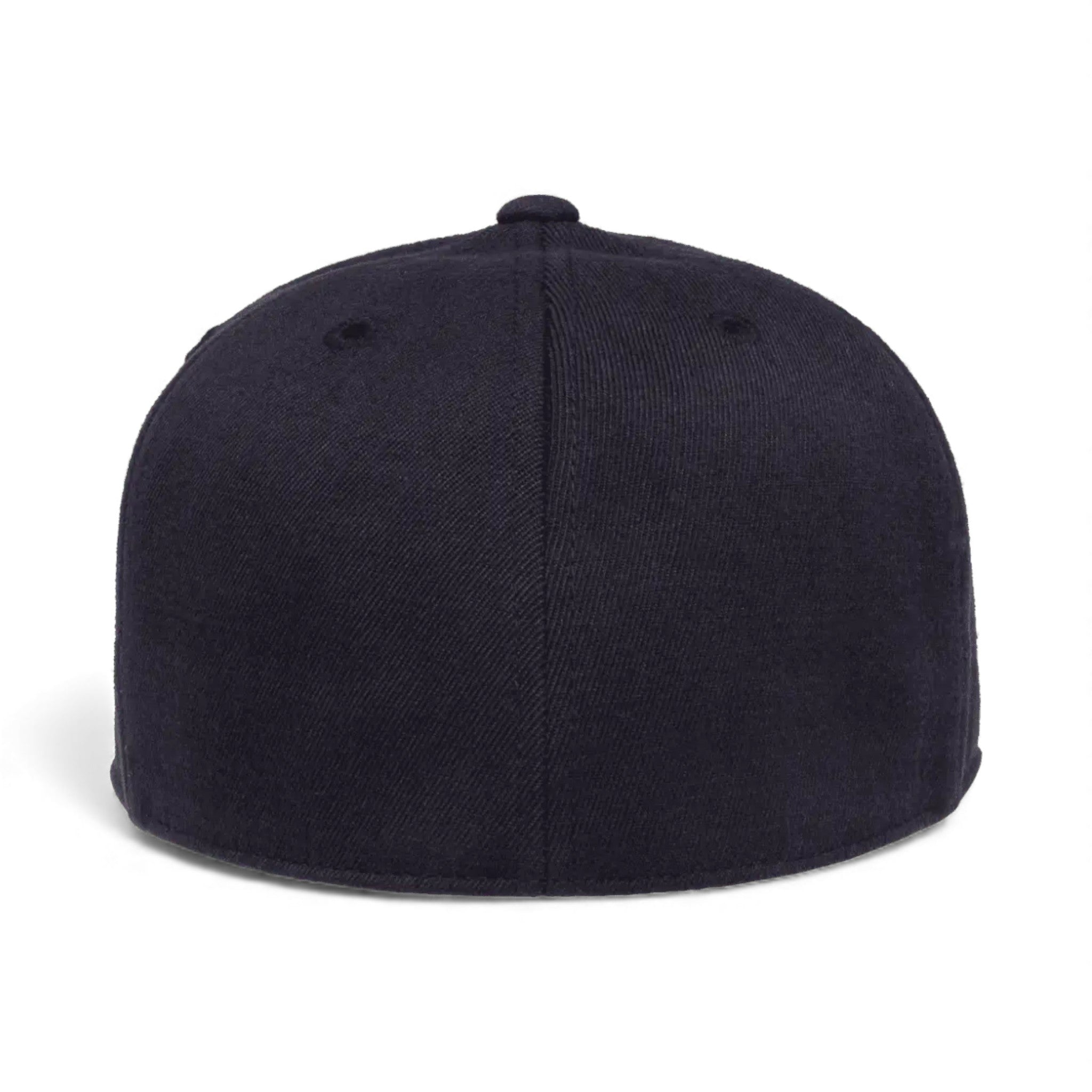 Back view of Flexfit 6210FF custom hat in dark navy