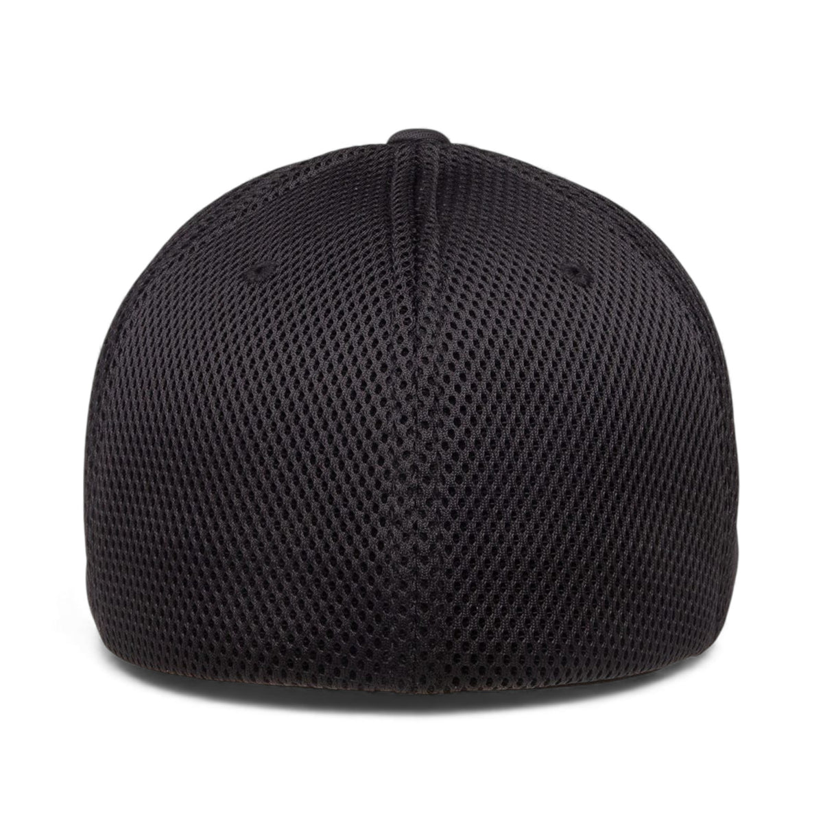 Back view of Flexfit 6533 custom hat in black