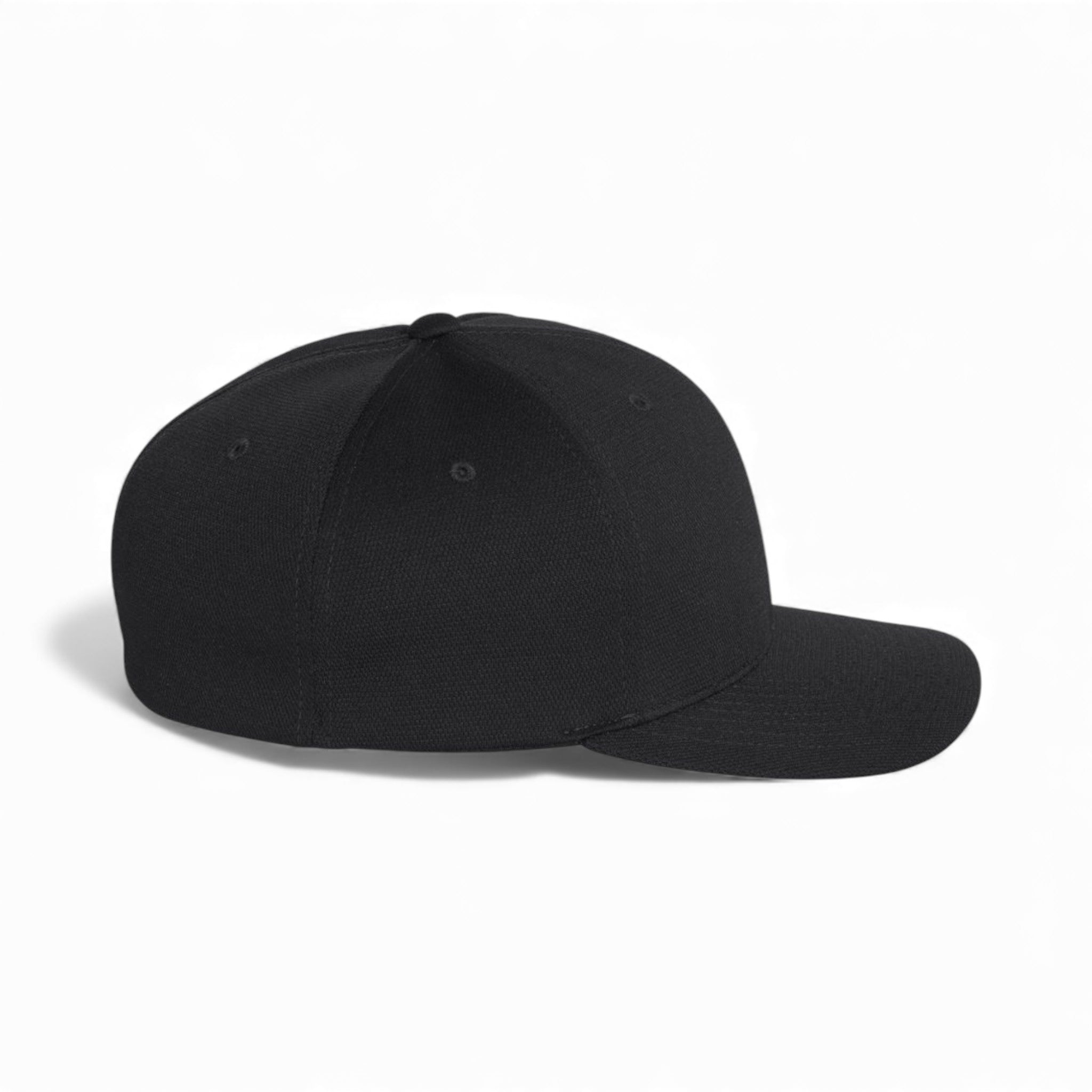 Right side view of Flexfit 6597 custom hat in black