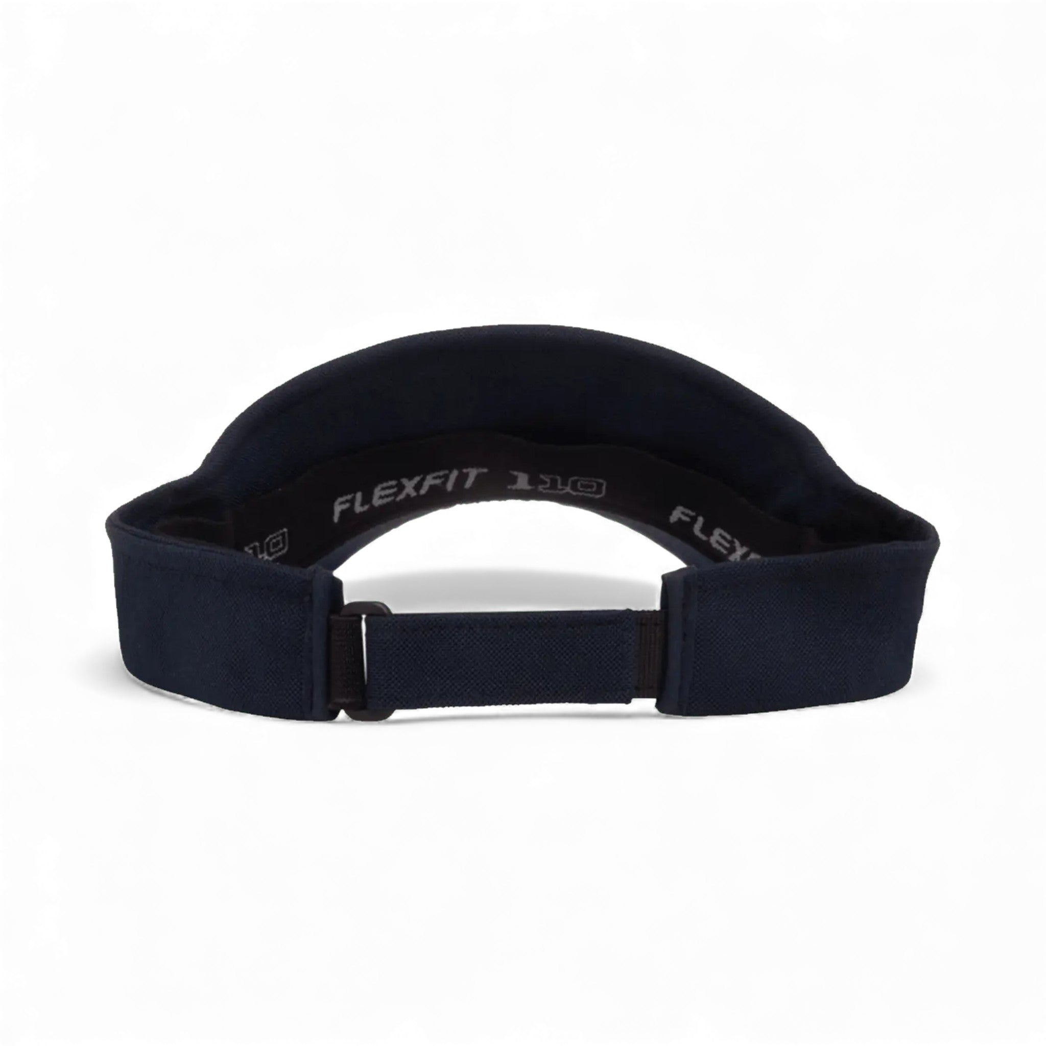 Back view of Flexfit 8110 custom hat in navy