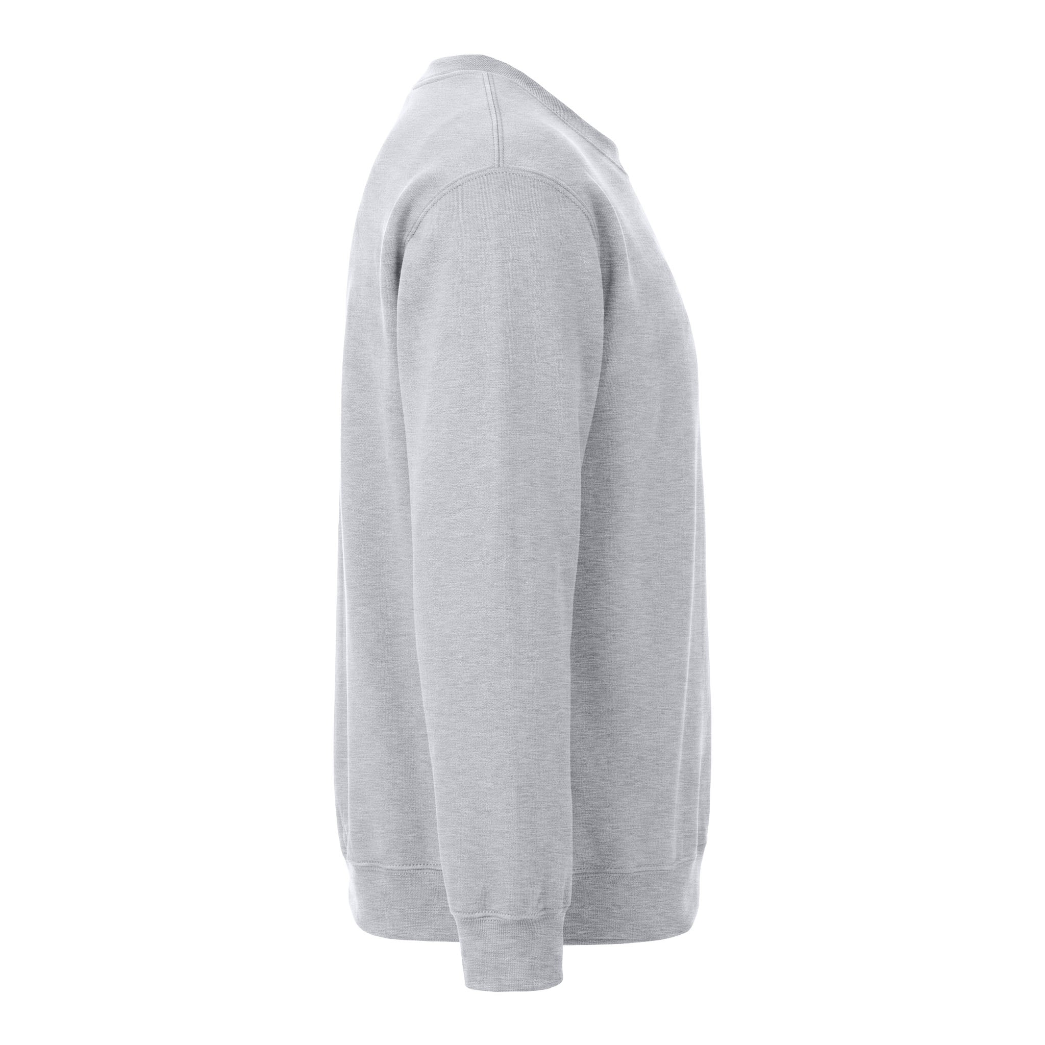Gildan 18000 custom crewneck in ash, right side view