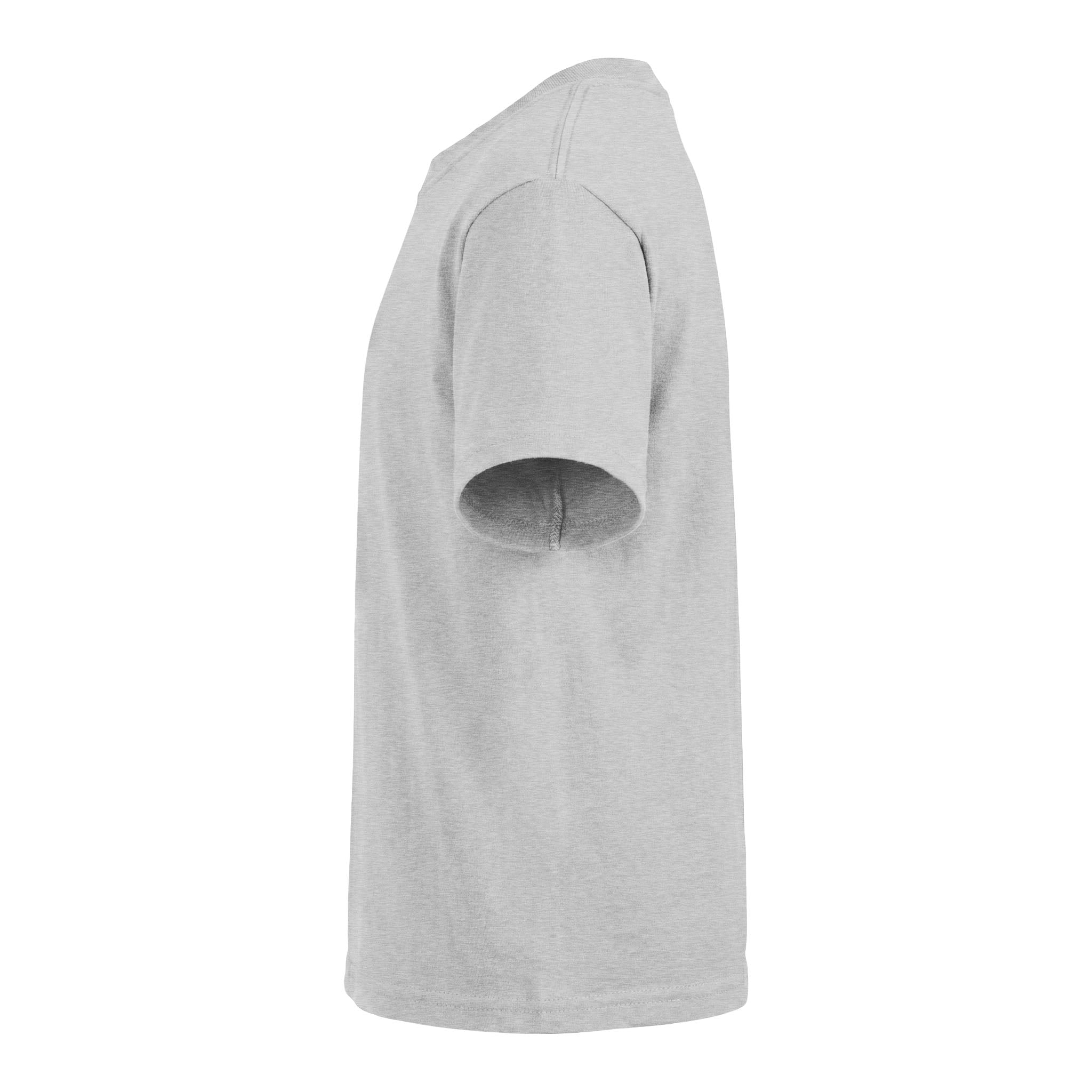 Gildan 2000B custom short sleeve t-shirt in ash, left side view