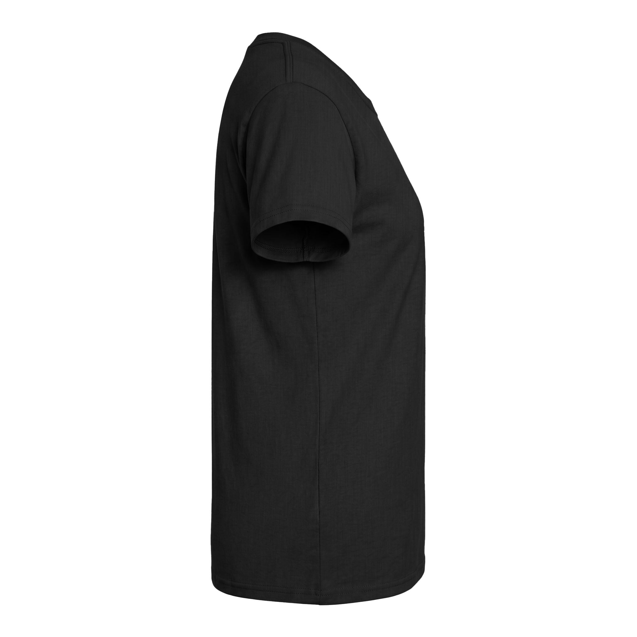 Gildan 2000L custom short sleeve t-shirt in black, right side view