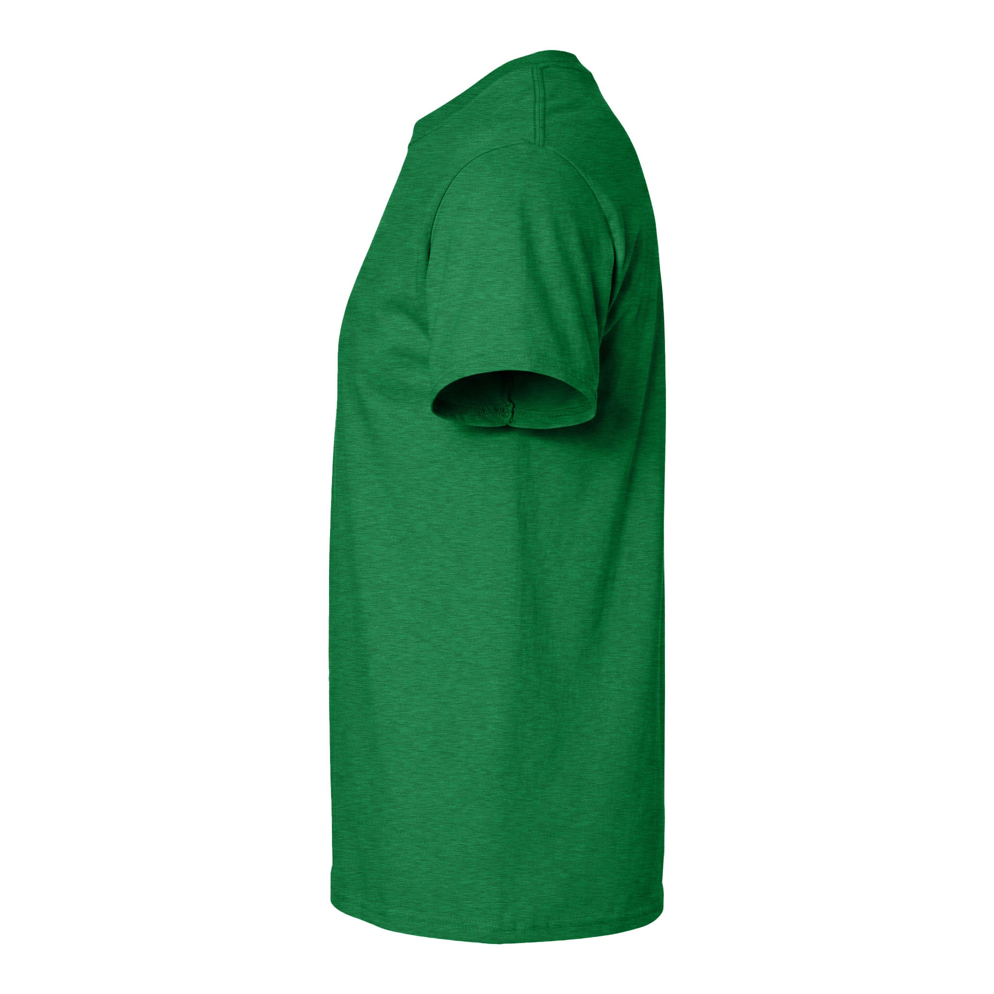 Gildan 2000 custom short sleeve t-shirt in antique irish green, left side view