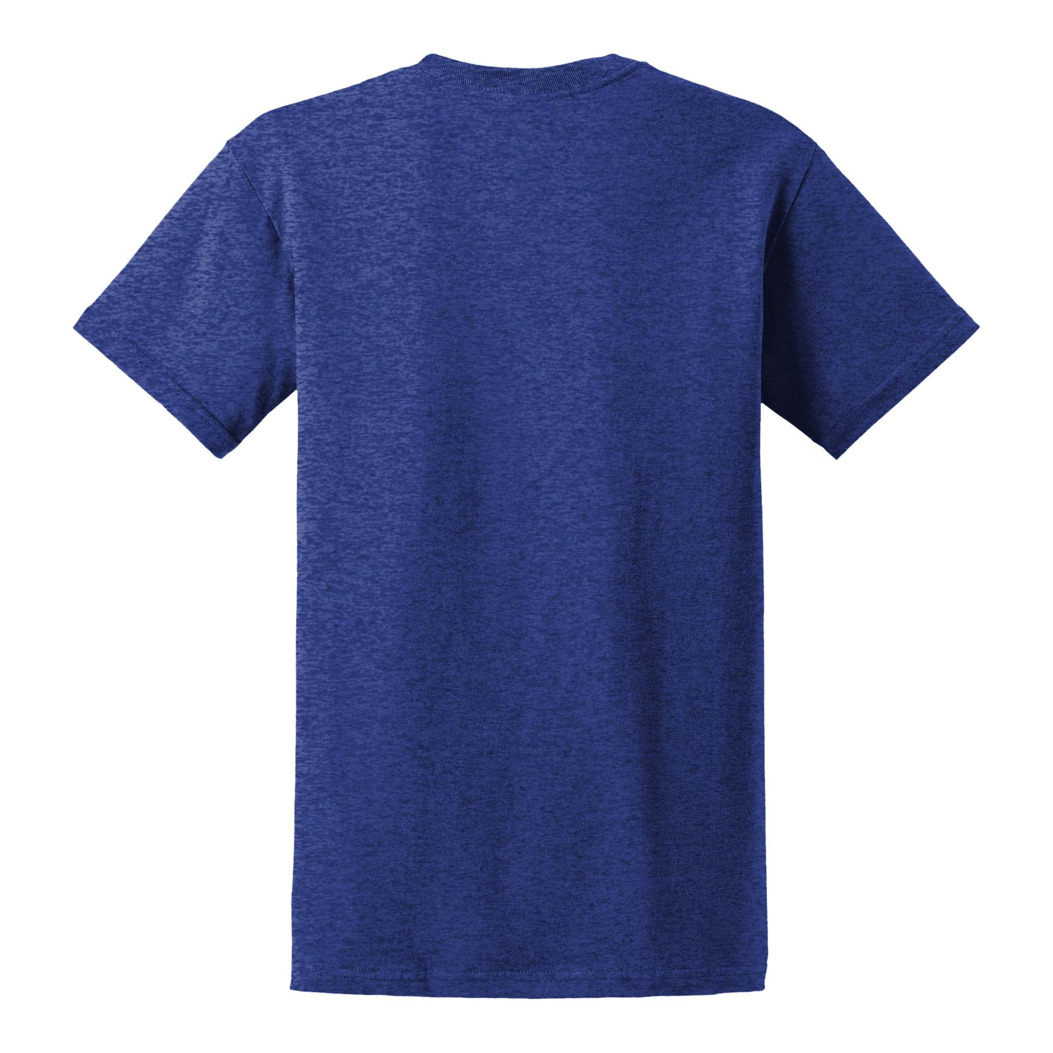 Gildan 2000 custom short sleeve t-shirt in antique royal, back view