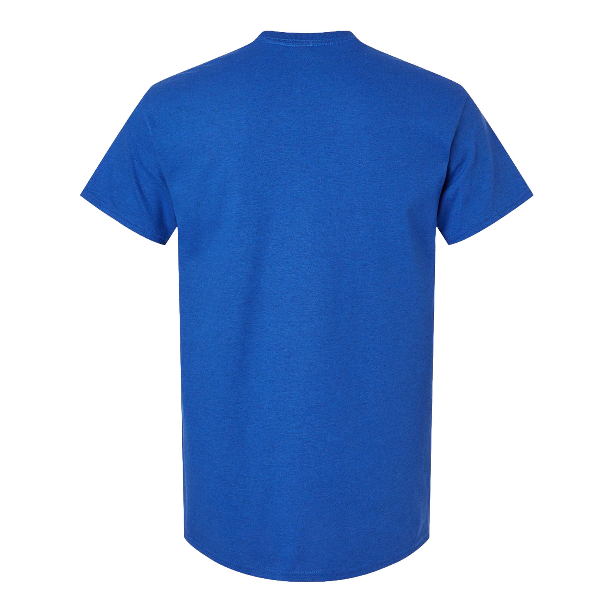 Gildan 2000 custom short sleeve t-shirt in antique royal, back view