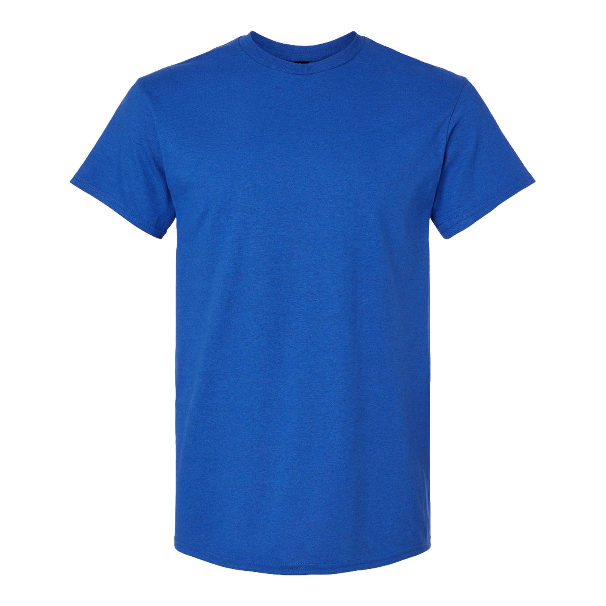 Gildan 2000 custom short sleeve t-shirt in antique royal, front view