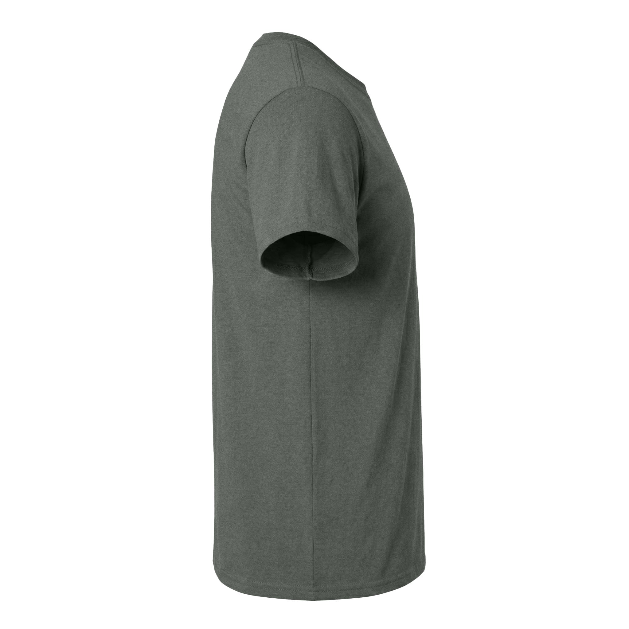 Gildan 2300 custom short sleeve t-shirt in charcoal, right side view