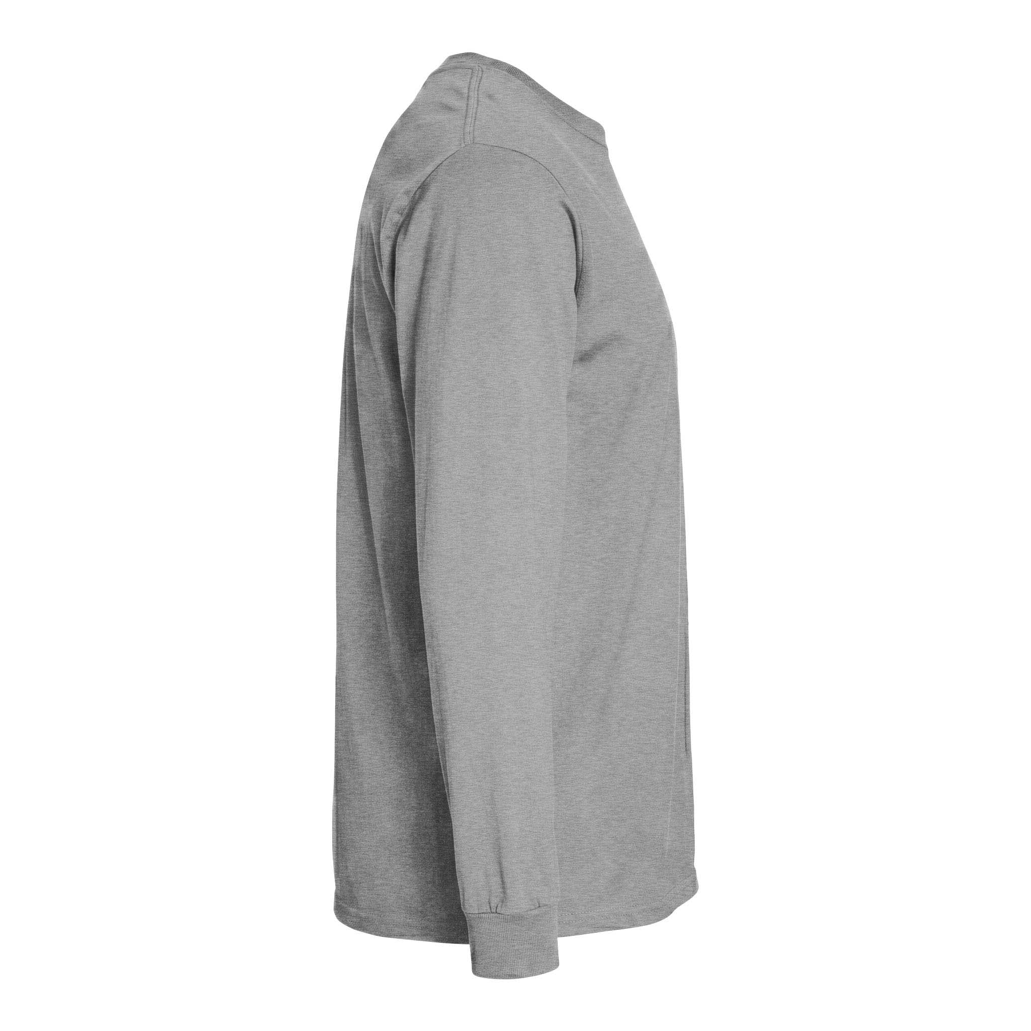 Gildan 2400 custom long sleeve t-shirt in ash, right side view