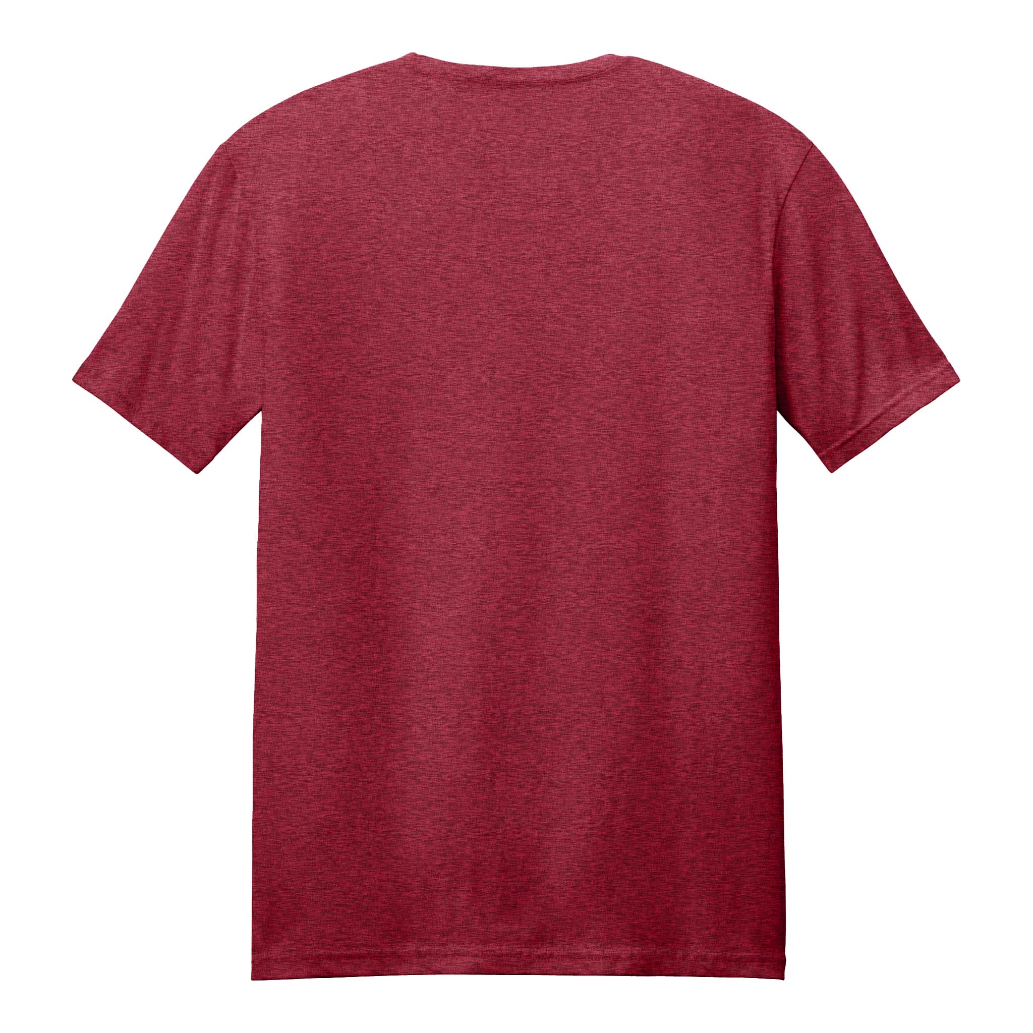 Gildan 64000 custom short sleeve t-shirt in antique cherry red, back view