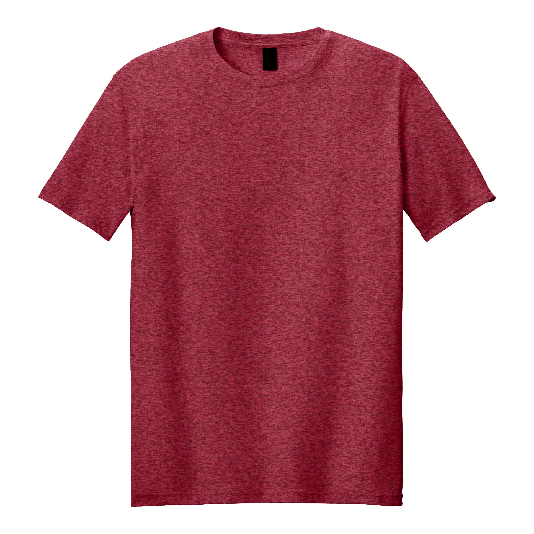 Gildan 64000 custom short sleeve t-shirt in antique cherry red, front view