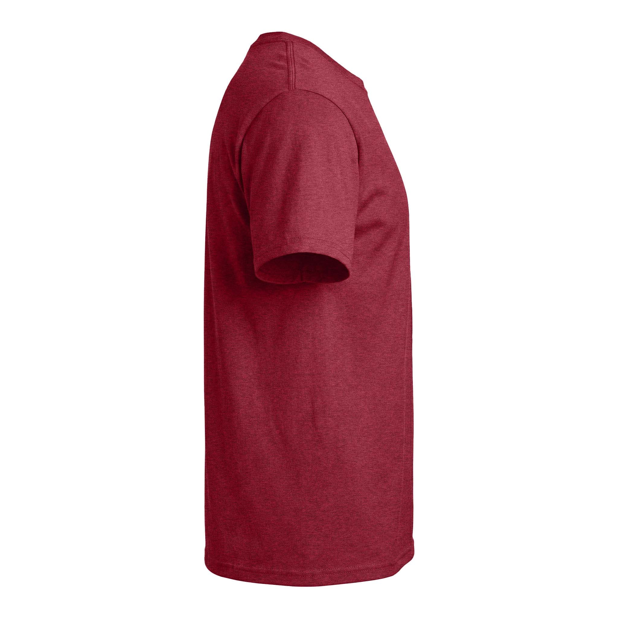 Gildan 64000 custom short sleeve t-shirt in antique cherry red, right side view