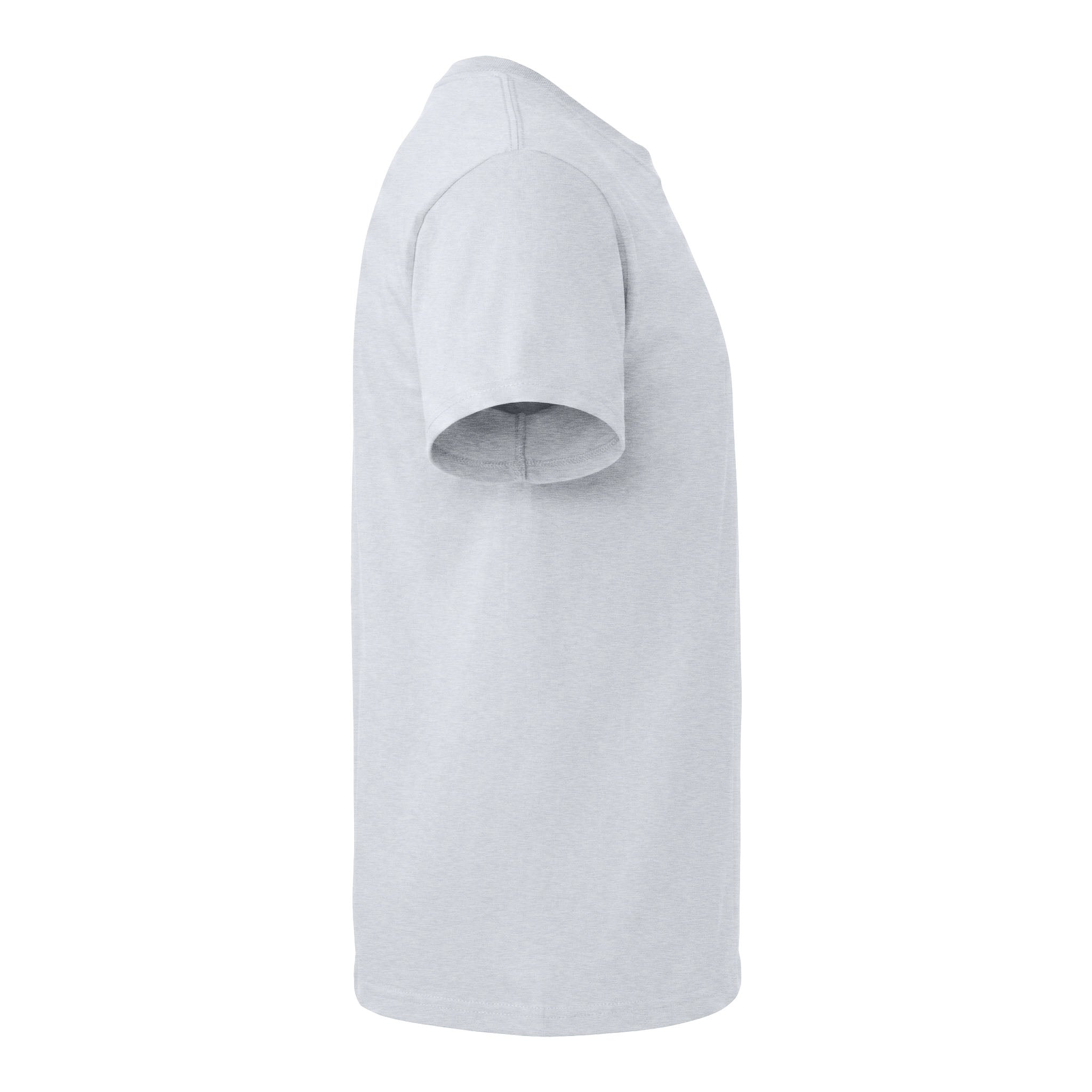 Gildan 8000 custom short sleeve t-shirt in ash, right side view