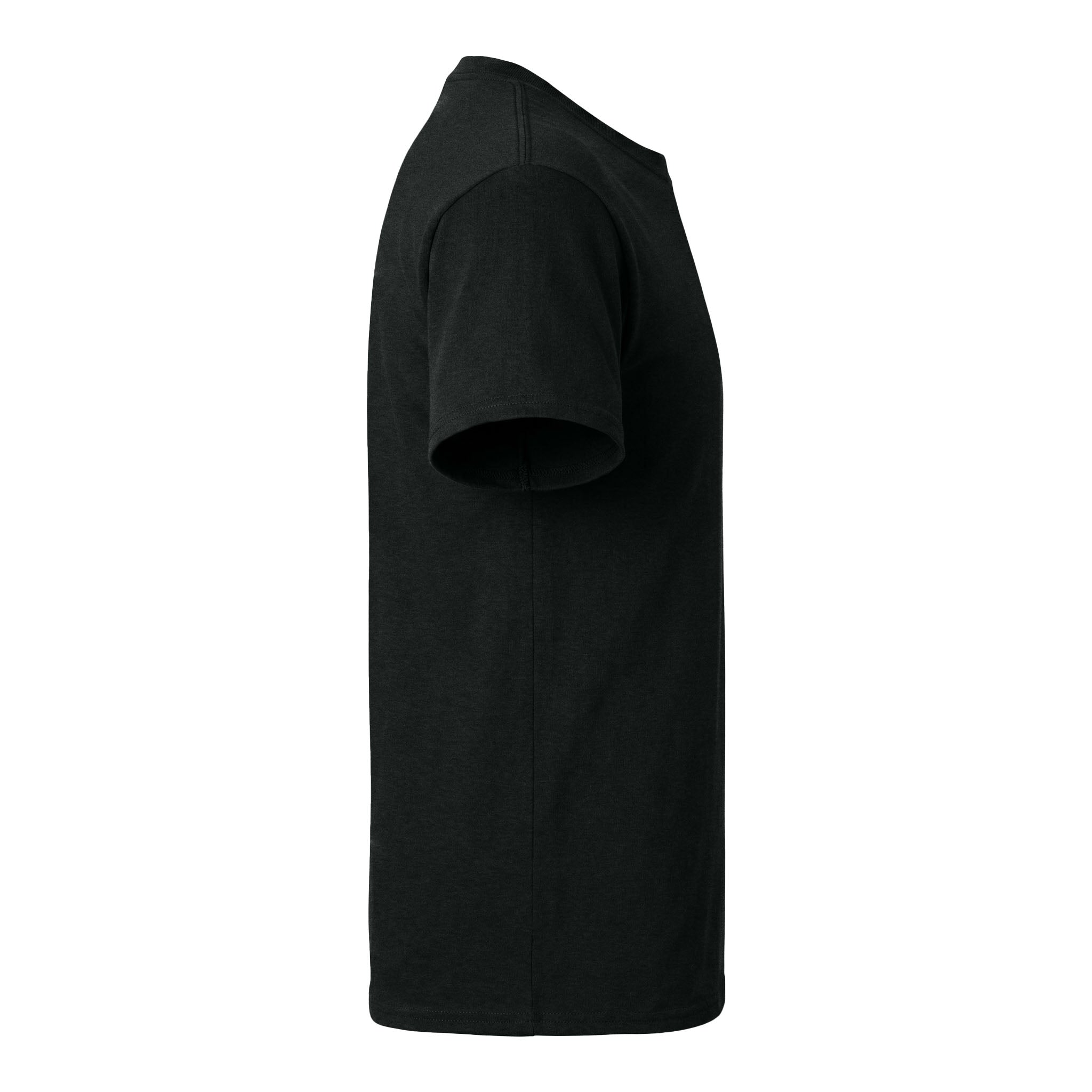 Gildan 8300 custom short sleeve t-shirt in black, right side view