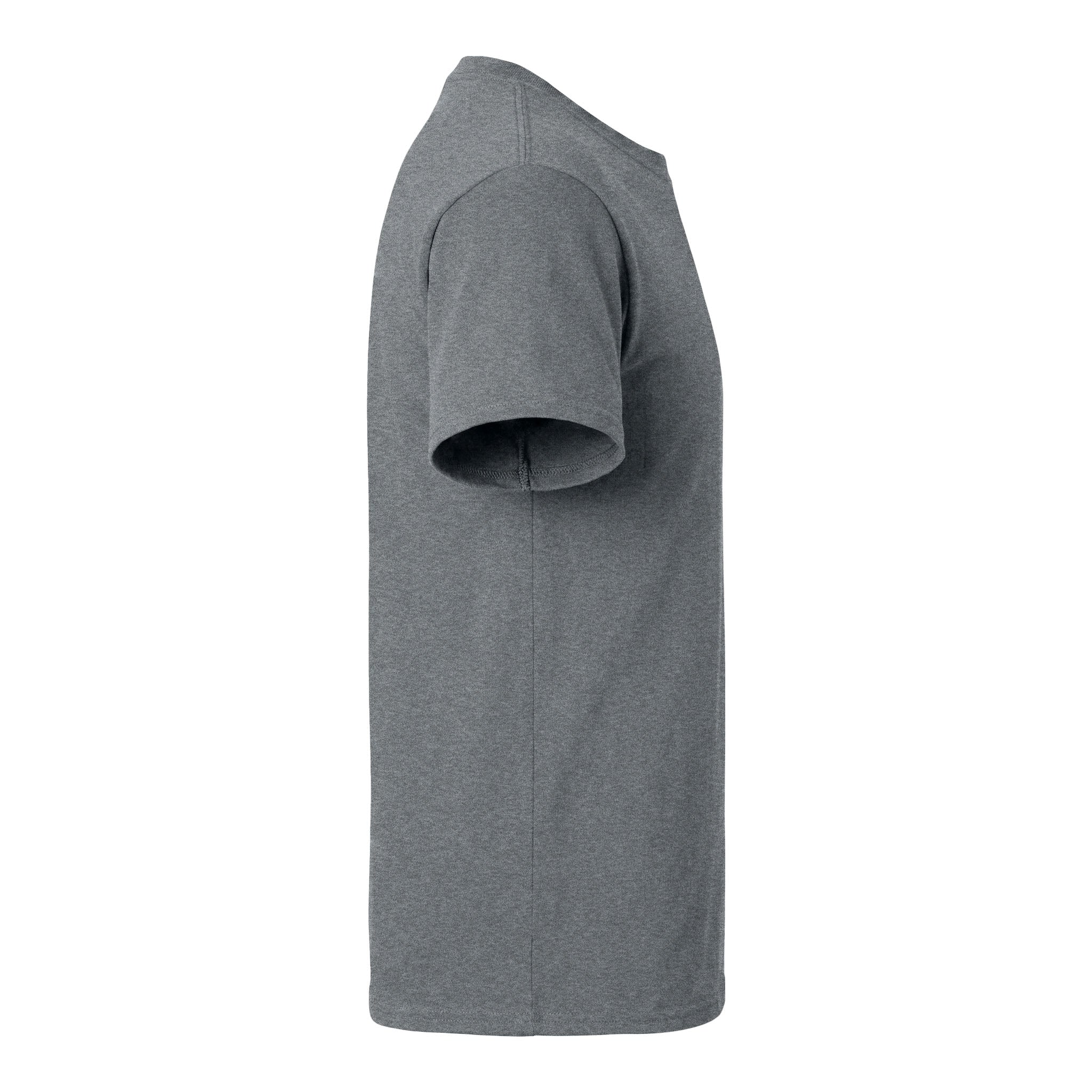 Gildan 8300 custom short sleeve t-shirt in graphite heather, right side view
