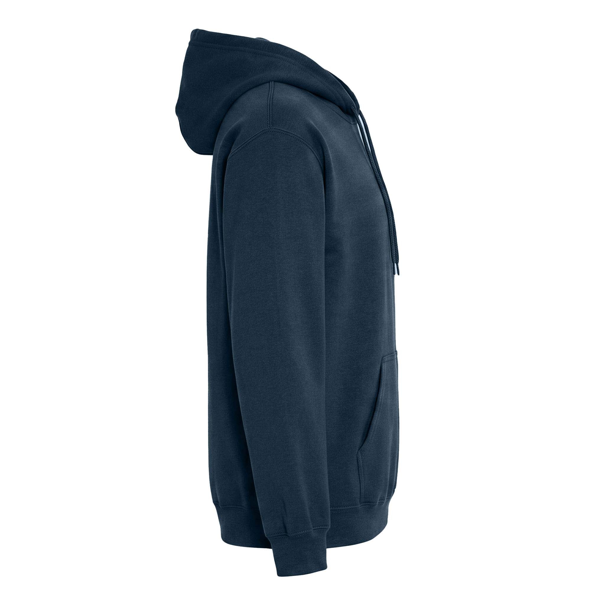 Gildan SF500 custom hoodie in blue dusk, right side view