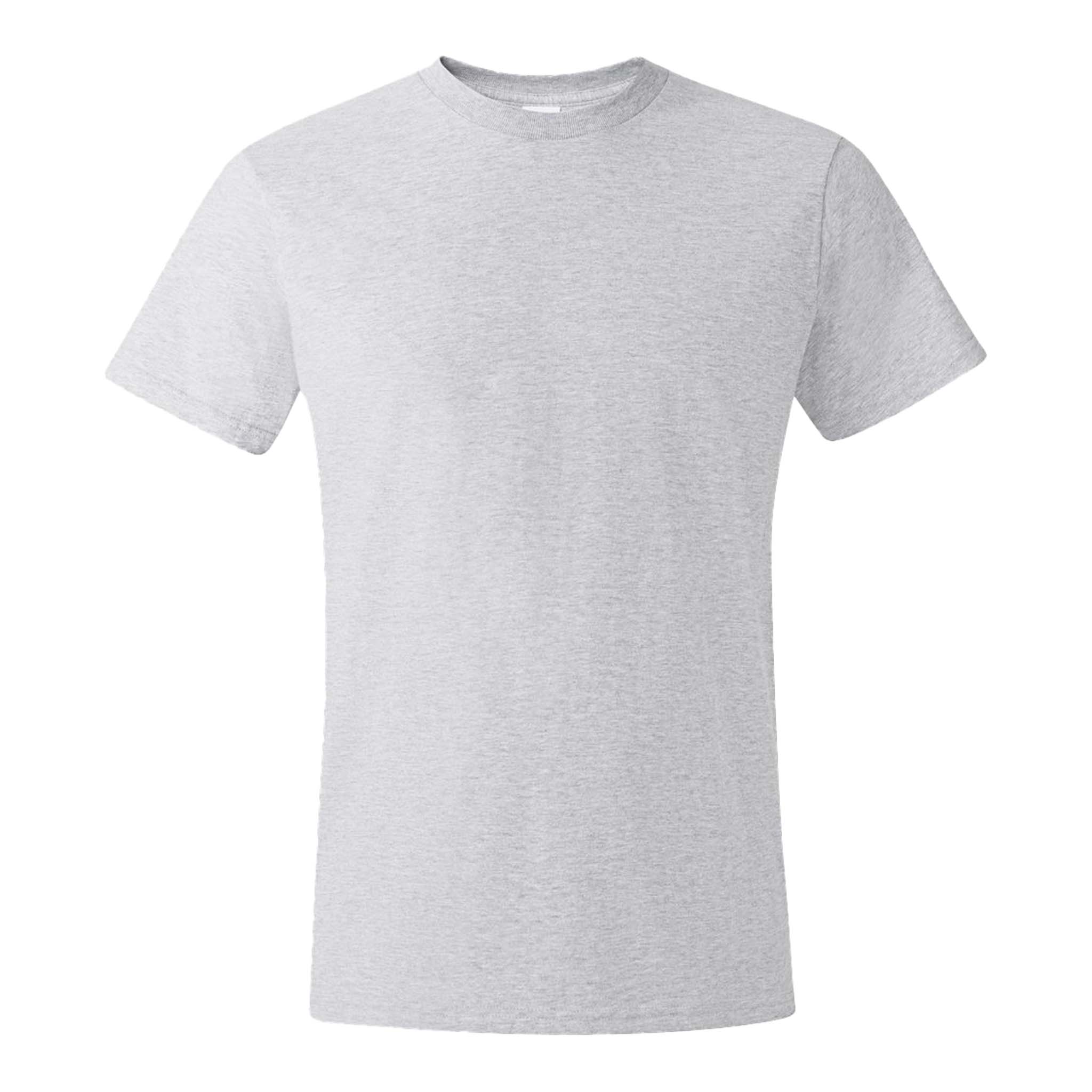 Hanes 4980 custom short sleeve t-shirt in ash, front view