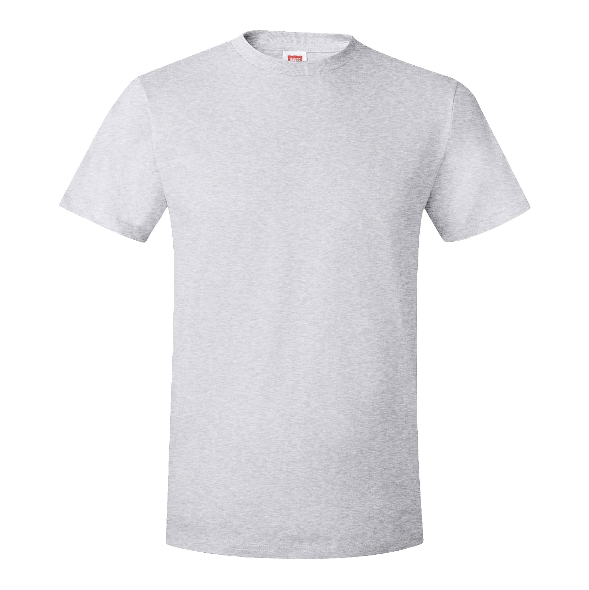 Hanes 4980 custom short sleeve t-shirt in ash, front view