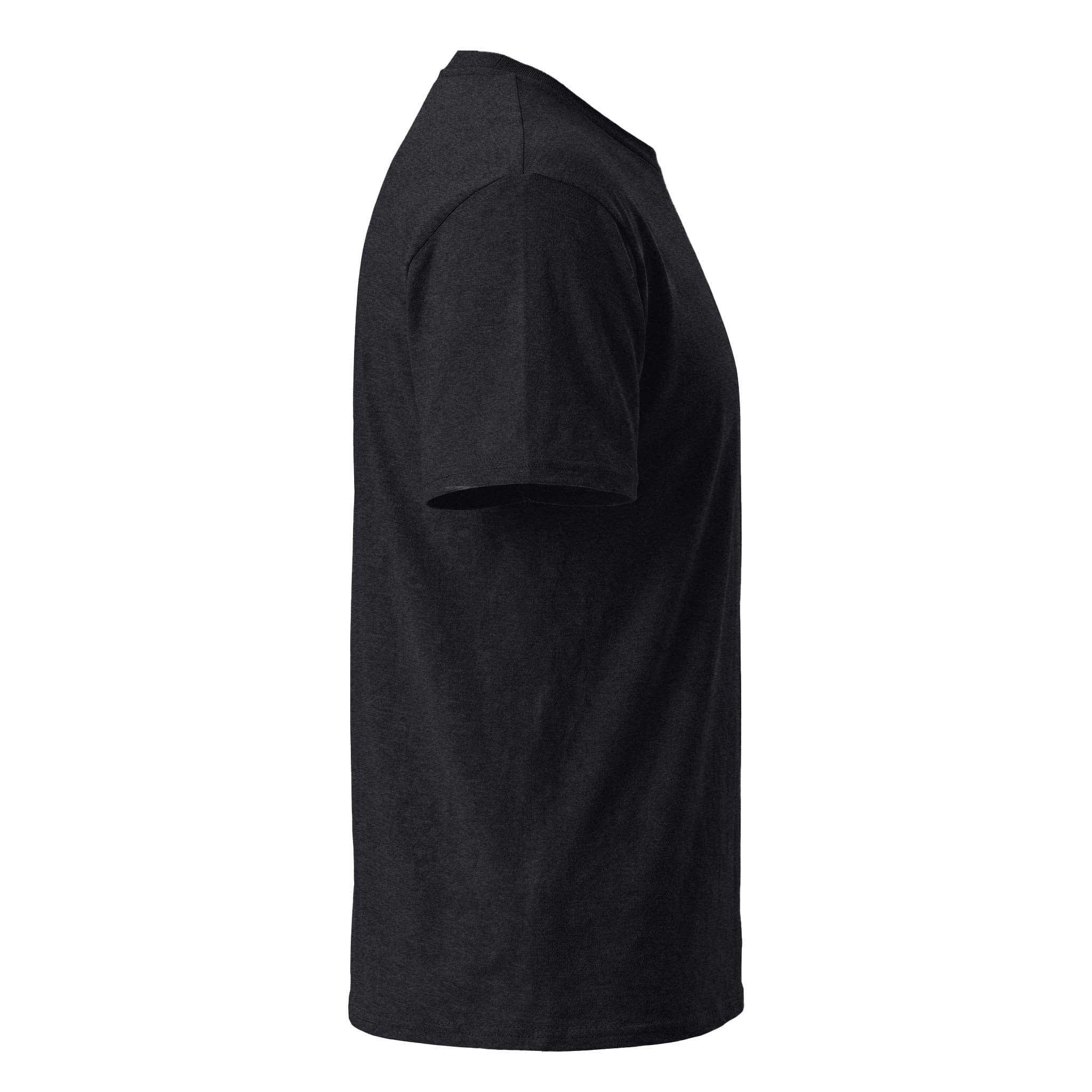 Hanes 4980 custom short sleeve t-shirt in black, right side view
