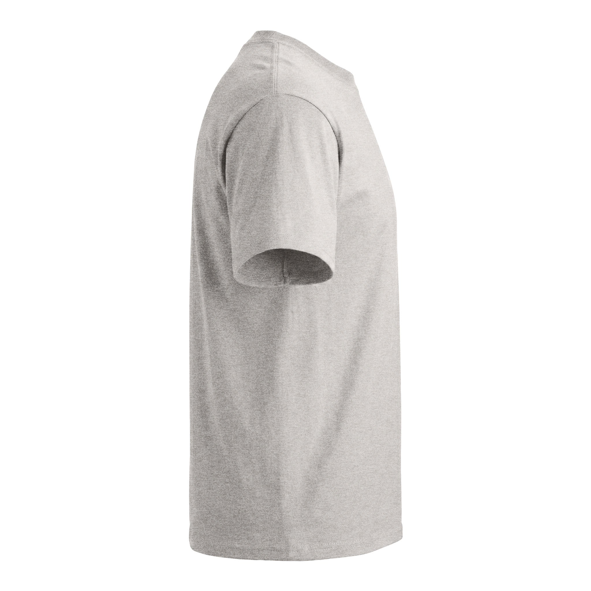 Hanes 5180 custom short sleeve t-shirt in ash, right side view