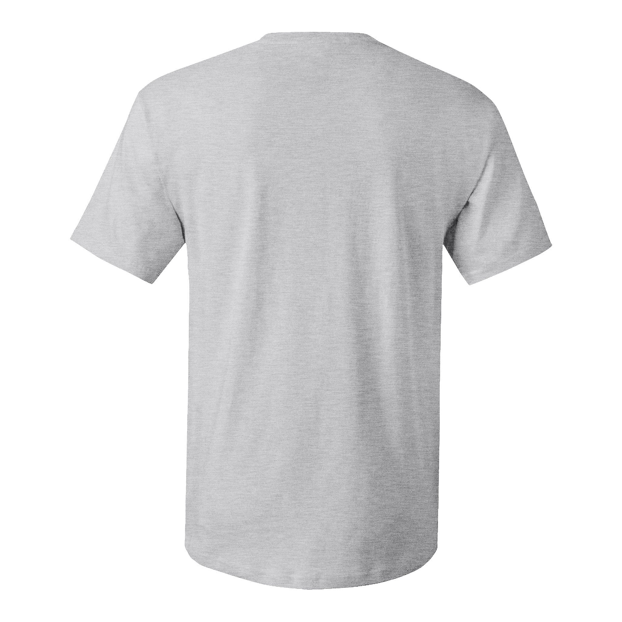 Hanes 5280 custom short sleeve t-shirt in ash, back view
