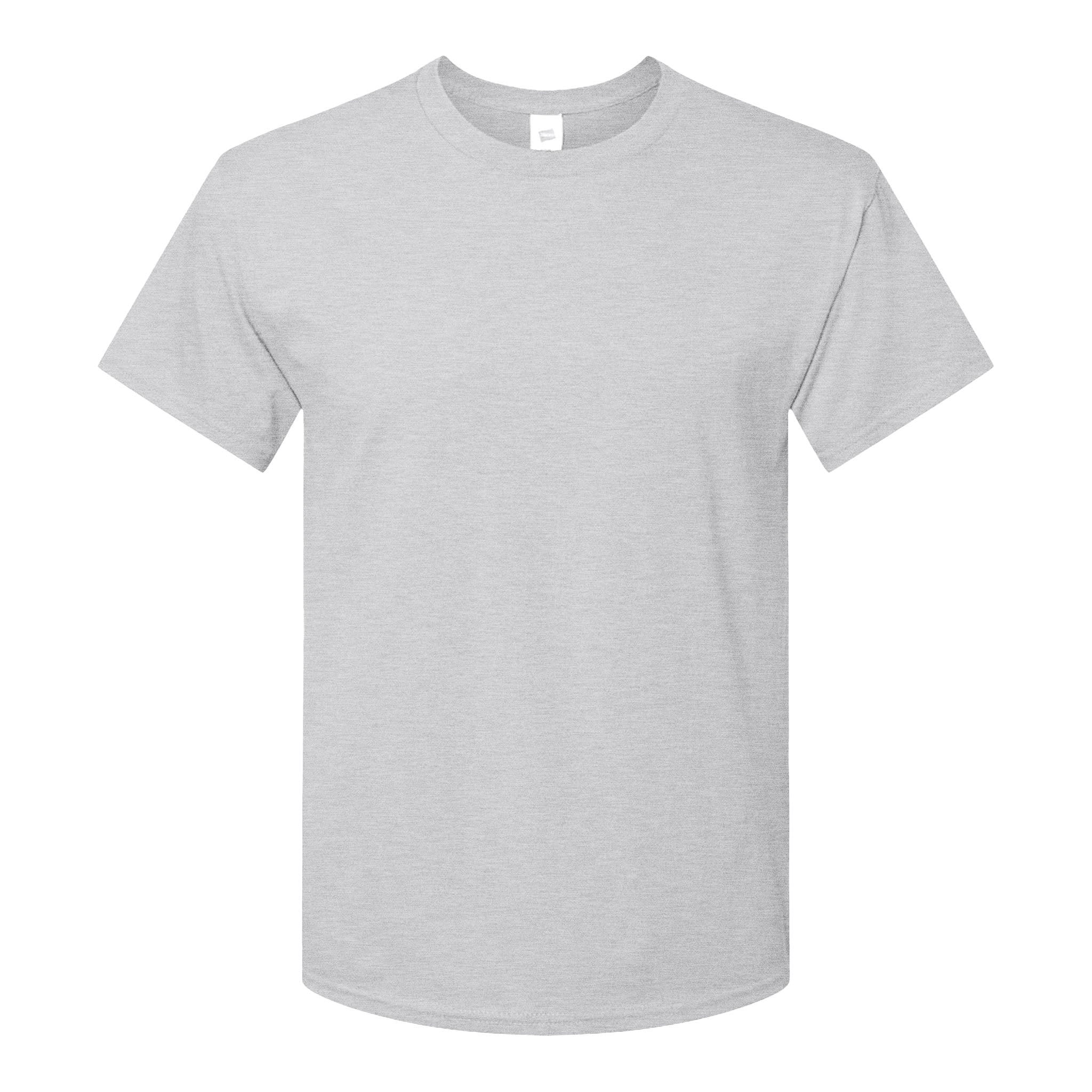 Hanes 5280 custom short sleeve t-shirt in ash, front view